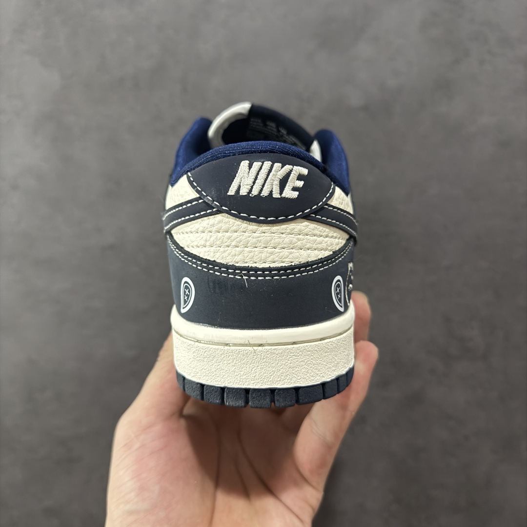 图片[4]-【定制版】Nike SB Dunk Low 藏蓝鬼脸腰果花 周年高端定制 低帮休闲板鞋 KK1333-046  #定制鞋盒 大厂纯原品质出货 超高清洁度 皮料切割干净无任何毛边 细节完美   尺码：36 36.5 37.5 38 38.5 39 40 40.5 41 42 42.5 43 44 44.5 45-选品中心