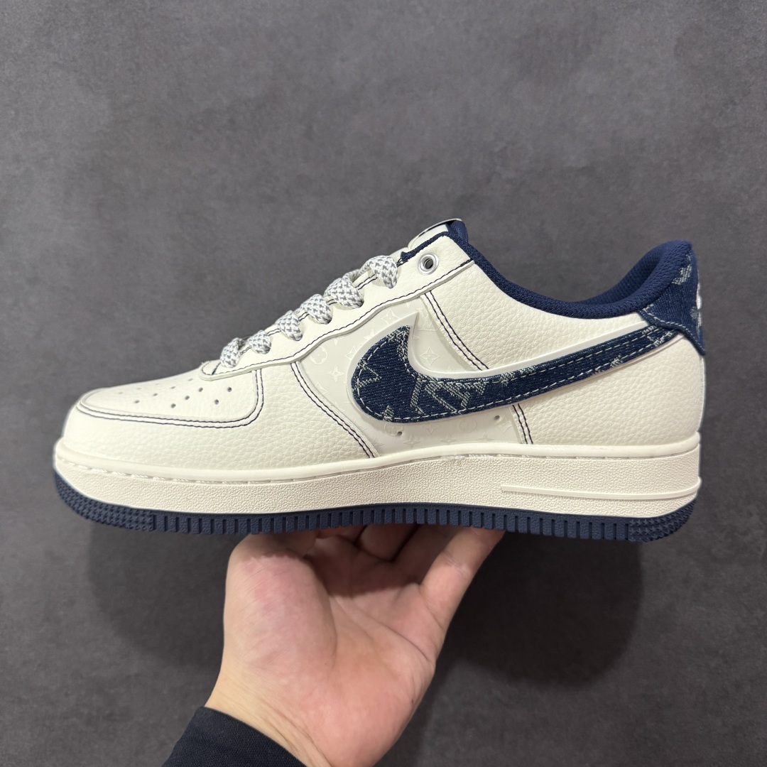 图片[2]-【定制版】Louis Vuitton x Nk Air Force 1’07 定制配色 Lv联名 空军一号低帮经典低帮休闲百搭板鞋 YX5066-345 定制鞋盒 大厂流水作业生产 超高清洁度 皮料切割干净无任何毛边 细节完美   尺码：36 36.5 37.5 38 38.5 39 40 40.5 41 42 42.5 43 44 44.5 45-选品中心
