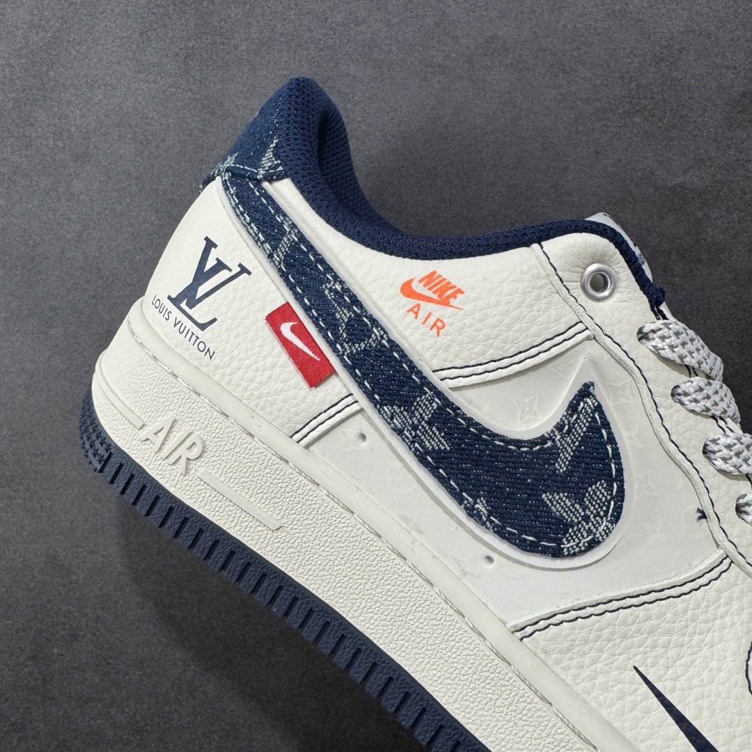 图片[6]-【定制版】Louis Vuitton x Nk Air Force 1’07 定制配色 Lv联名 空军一号低帮经典低帮休闲百搭板鞋 YX5066-345 定制鞋盒 大厂流水作业生产 超高清洁度 皮料切割干净无任何毛边 细节完美   尺码：36 36.5 37.5 38 38.5 39 40 40.5 41 42 42.5 43 44 44.5 45-选品中心