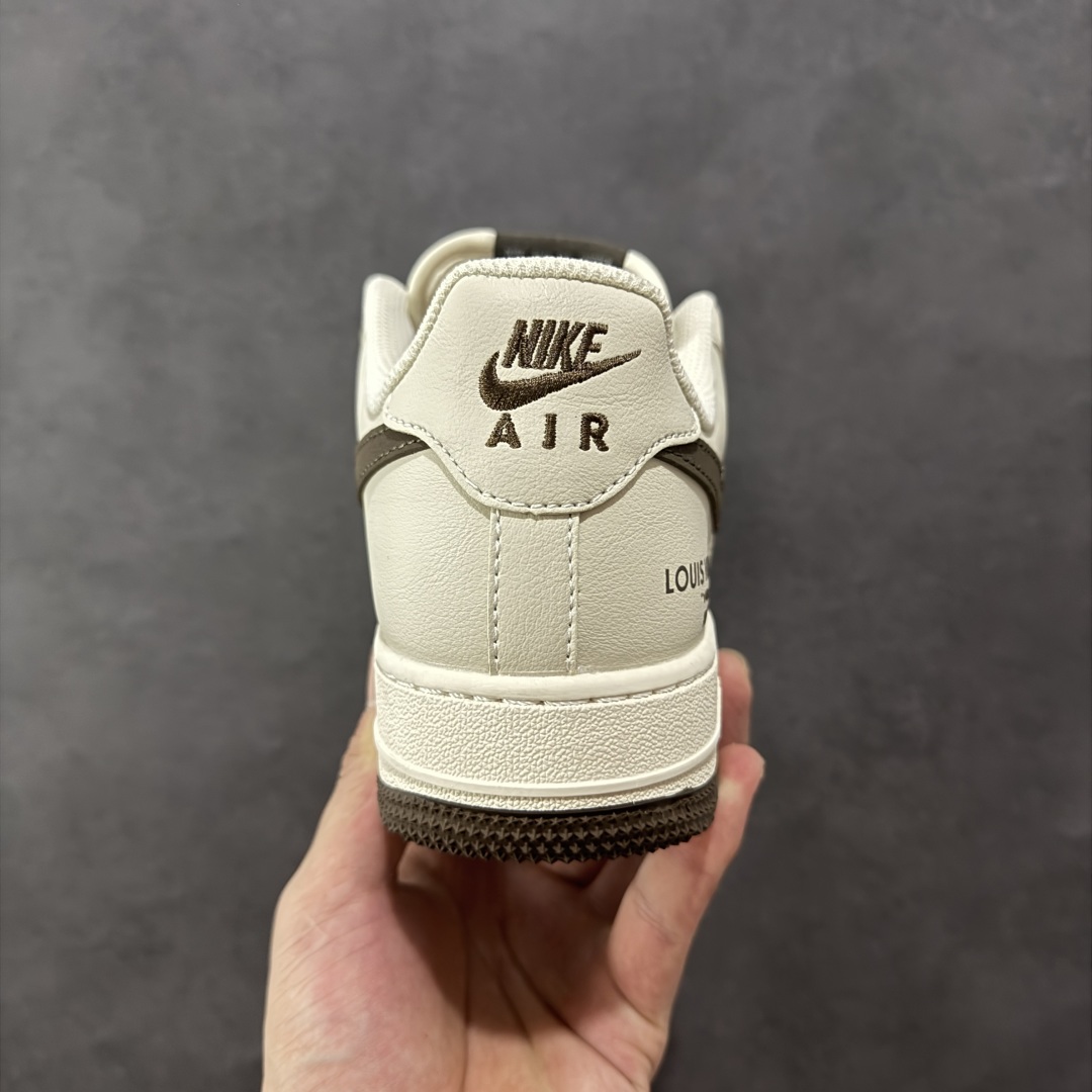 图片[4]-【定制版】Nike Air Force 1\’07 Low LV联名 网面拼接米棕 空军一号低帮休闲板鞋  #原楦头原纸板 原装鞋盒 定制五金配件 内置全掌气垫 原厂鞋底 货号：QW5836-004  尺码：36 36.5 37.5 38 38.5 39 40 40.5 41 42 42.5 43 44 44.5 45-选品中心