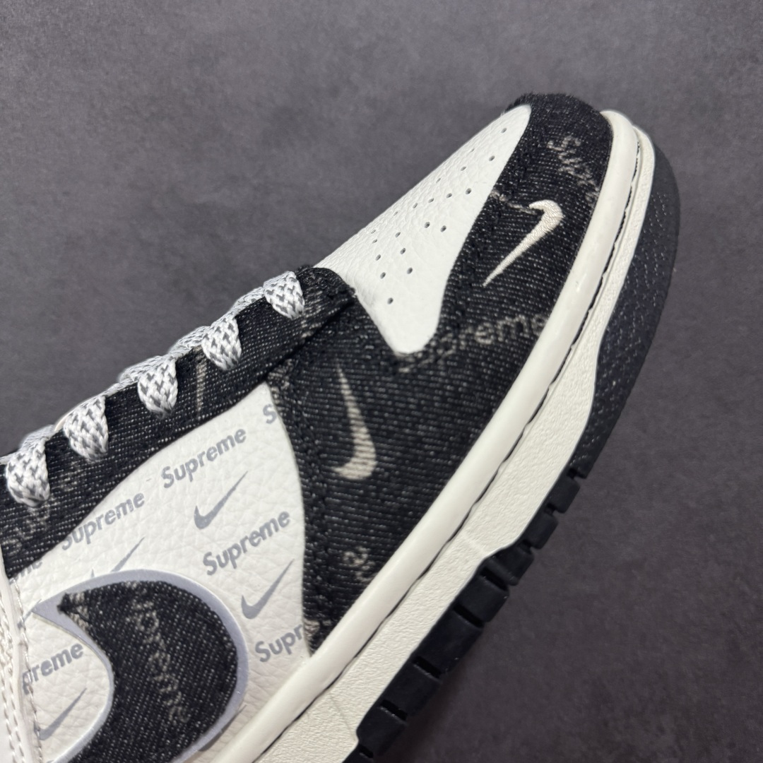 280 定制版Nike SB Dunk Low Sup联名 黑牛仔 周年高端定制 低帮休闲板鞋 SC9207-414