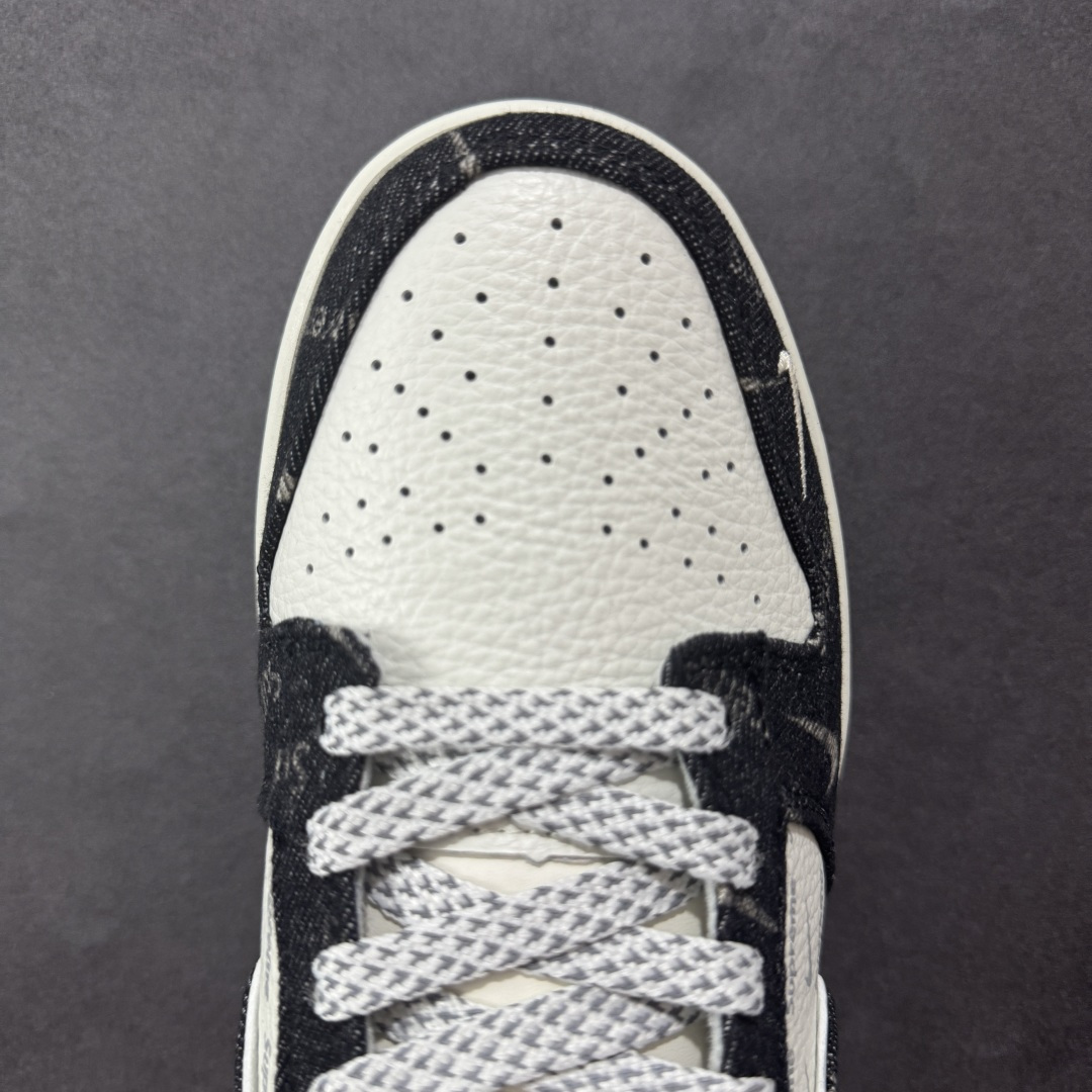 280 定制版Nike SB Dunk Low Sup联名 黑牛仔 周年高端定制 低帮休闲板鞋 SC9207-414