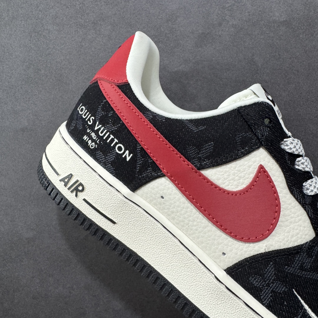 图片[6]-【定制版】海外限量发售！公司级NIke Air Force 1 \’07 Low LV联名-白红黑牛仔 空军一号低帮 运动鞋 休闲鞋 折边针车 工艺难度大 原楦头原纸板 原装鞋盒 定制五金配件 原厂鞋底 超高清洁度 细节完美 货号：ZD1988-002 尺码：36 36.5 37.5 38 38.5 39 40 40.5 41 42 42.5 43 44 44.5 45-选品中心