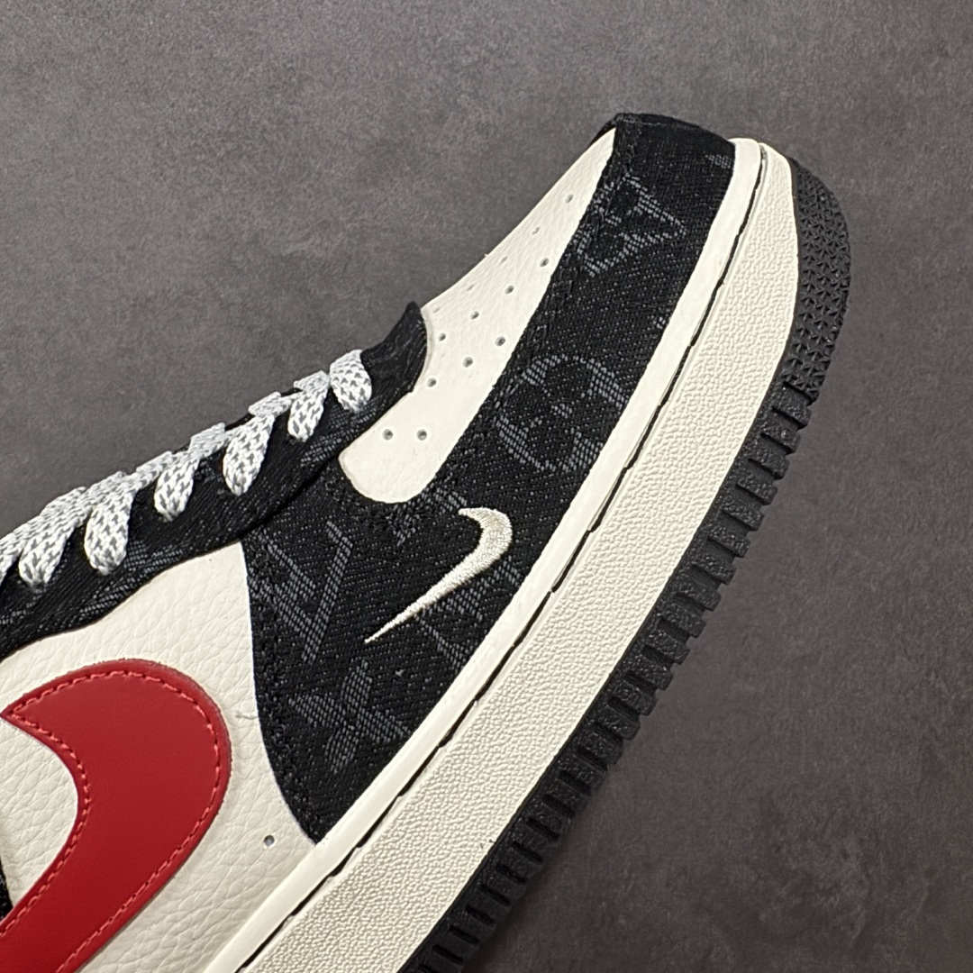 图片[5]-【定制版】海外限量发售！公司级NIke Air Force 1 \’07 Low LV联名-白红黑牛仔 空军一号低帮 运动鞋 休闲鞋 折边针车 工艺难度大 原楦头原纸板 原装鞋盒 定制五金配件 原厂鞋底 超高清洁度 细节完美 货号：ZD1988-002 尺码：36 36.5 37.5 38 38.5 39 40 40.5 41 42 42.5 43 44 44.5 45-选品中心
