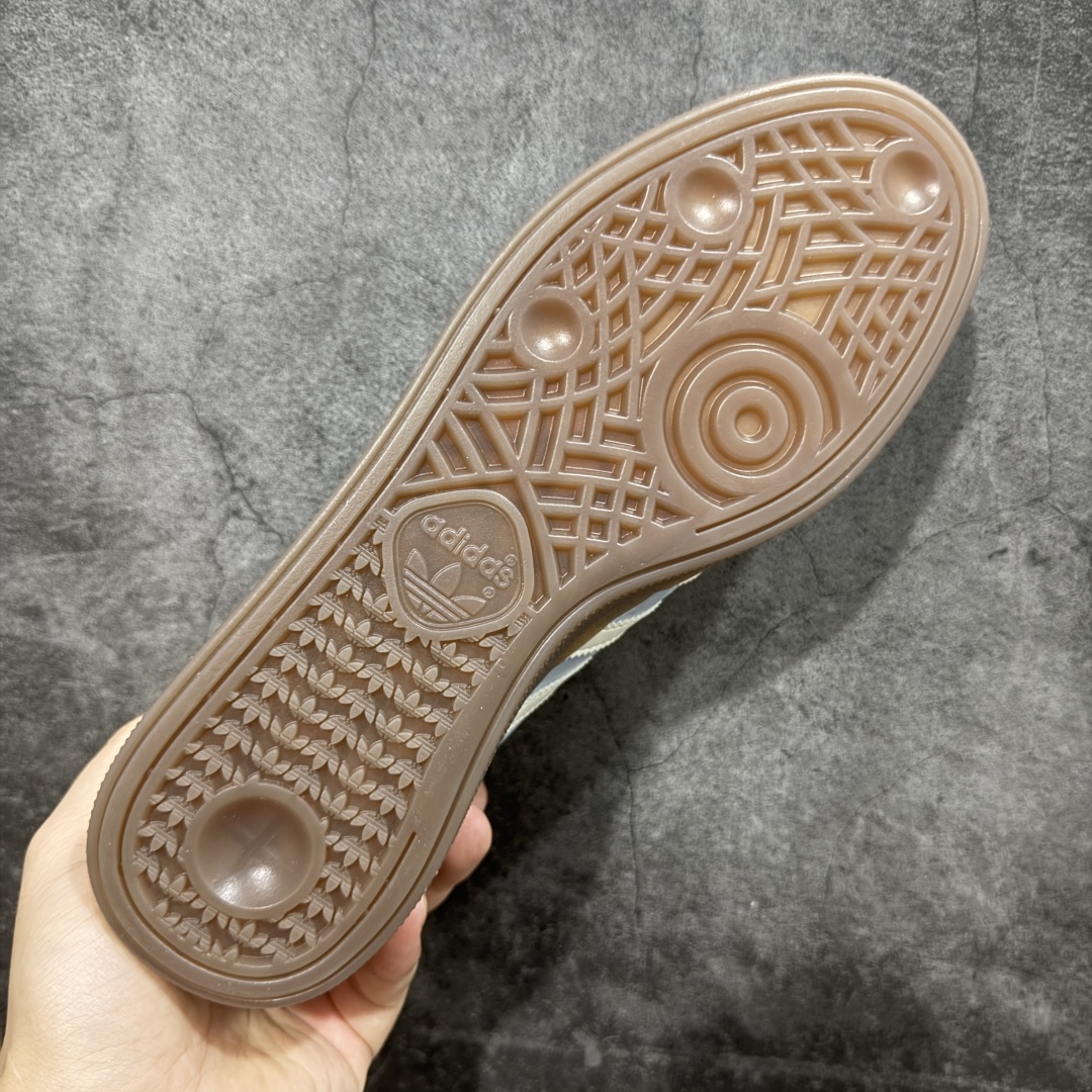 
【渠道纯原版】Adidas Handball Spezial  阿迪达斯经典款牛皮复古休闲板鞋 白蓝生