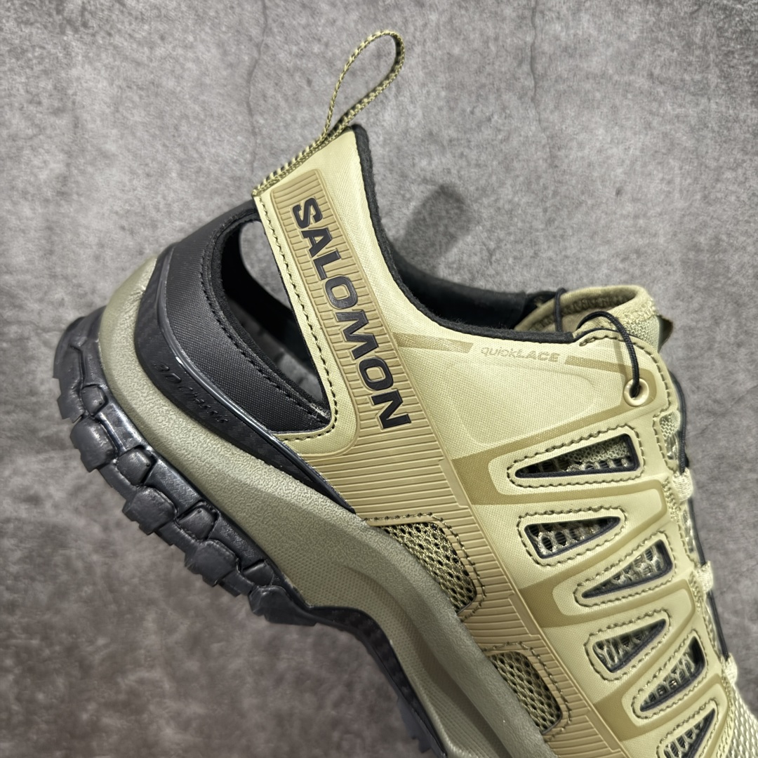 图片[7]-【666版本】SALOMON萨洛蒙XA PRO AMPHIB舒适柔软 透气耐磨 溯溪鞋 男女同款 军绿色 绿黑色 纯原外贸平台特供订单 耗时半年巨作 #全套原纸板楦头开发 #原厂特供网布配套加持 #确保原汁原味 完美呈现版型 #原档数据独家私模五层组合大底 #男女鞋同步官方开发至46 #原装Ortholite轻量化鞋垫 #中底布带钢印编号 原厂TPU锁扣 #进口港宝加持 后跟自然饱满 还原公司包裹性 #鞋面采用SENSIFT贴合技术 #全方位贴合包裹脚型 #鞋跟部鞋底牵引设计 #提供强大的抓地性能 #更适应野外崎岖不平的道路 #其3D ADVANCED CHASSIS底盘 材料轻量大化 钉齿设计更具稳定性 防护性 #鞋底易磨损区运用CONTAGRIP高耐磨材料 应对城市硬质路面长距离跑考验 货号：477399 尺码：36 36.5 37.5 38 38.5 39 40 40.5 41 42 42.5 43 44 45 46-选品中心