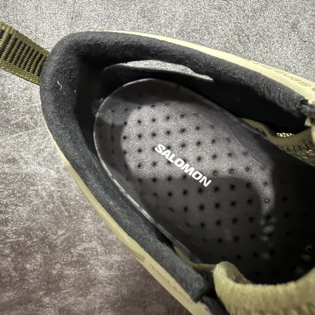 图片[8]-【666版本】SALOMON萨洛蒙XA PRO AMPHIB舒适柔软 透气耐磨 溯溪鞋 男女同款 军绿色 绿黑色 纯原外贸平台特供订单 耗时半年巨作 #全套原纸板楦头开发 #原厂特供网布配套加持 #确保原汁原味 完美呈现版型 #原档数据独家私模五层组合大底 #男女鞋同步官方开发至46 #原装Ortholite轻量化鞋垫 #中底布带钢印编号 原厂TPU锁扣 #进口港宝加持 后跟自然饱满 还原公司包裹性 #鞋面采用SENSIFT贴合技术 #全方位贴合包裹脚型 #鞋跟部鞋底牵引设计 #提供强大的抓地性能 #更适应野外崎岖不平的道路 #其3D ADVANCED CHASSIS底盘 材料轻量大化 钉齿设计更具稳定性 防护性 #鞋底易磨损区运用CONTAGRIP高耐磨材料 应对城市硬质路面长距离跑考验 货号：477399 尺码：36 36.5 37.5 38 38.5 39 40 40.5 41 42 42.5 43 44 45 46-选品中心