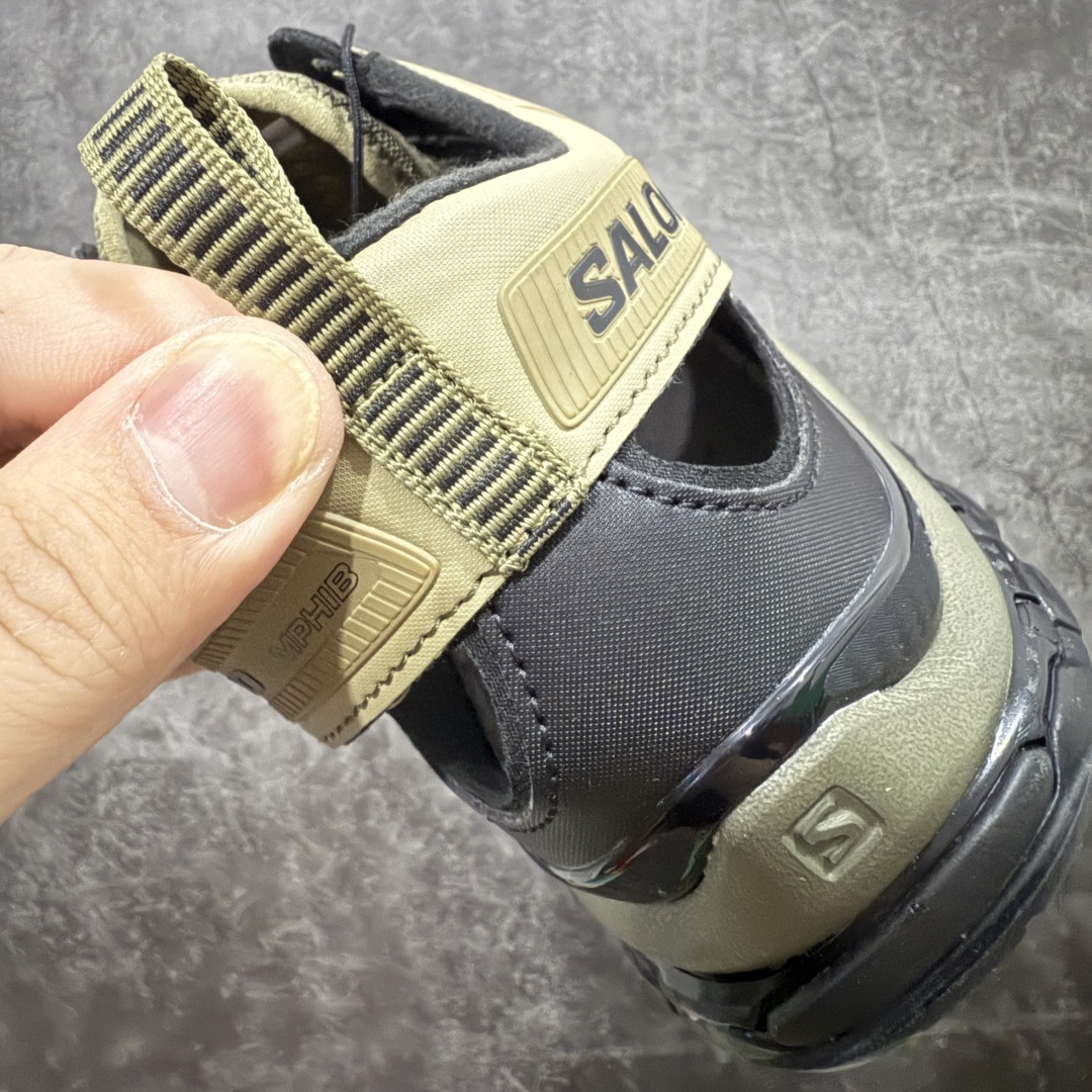 图片[2]-【666版本】SALOMON萨洛蒙XA PRO AMPHIB舒适柔软 透气耐磨 溯溪鞋 男女同款 军绿色 绿黑色 纯原外贸平台特供订单 耗时半年巨作 #全套原纸板楦头开发 #原厂特供网布配套加持 #确保原汁原味 完美呈现版型 #原档数据独家私模五层组合大底 #男女鞋同步官方开发至46 #原装Ortholite轻量化鞋垫 #中底布带钢印编号 原厂TPU锁扣 #进口港宝加持 后跟自然饱满 还原公司包裹性 #鞋面采用SENSIFT贴合技术 #全方位贴合包裹脚型 #鞋跟部鞋底牵引设计 #提供强大的抓地性能 #更适应野外崎岖不平的道路 #其3D ADVANCED CHASSIS底盘 材料轻量大化 钉齿设计更具稳定性 防护性 #鞋底易磨损区运用CONTAGRIP高耐磨材料 应对城市硬质路面长距离跑考验 货号：477399 尺码：36 36.5 37.5 38 38.5 39 40 40.5 41 42 42.5 43 44 45 46-选品中心