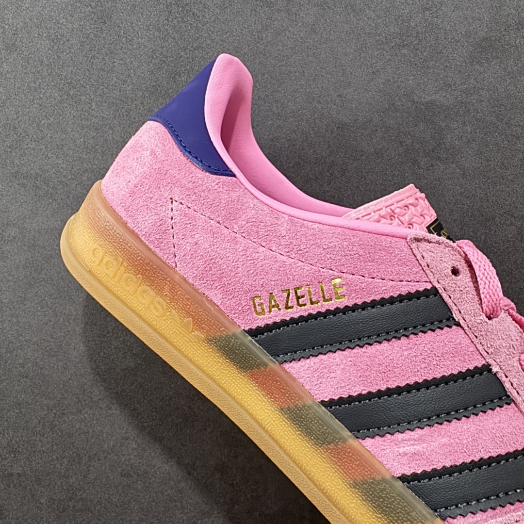 图片[6]-【PZ纯原跑量版】Adidas Originals Gazelle Indoor 防滑低帮T头德训鞋 GZ复古系列 IE7002 纯原福利 工厂超低利润跑量 认准独家/避免混货 市面绝无仅有 全新主推版过验级别/代购级 全部原开发最大还原正品细节 选用市面顶版开发加强/吊打正品版型 全正确翻毛皮/垫片/弓足市面所有炒作嘘头满配 PK市面百元内任意版本/套到什么程度自行对比 市场顶级版本完美还原zp细节，注意区别市场任何版本 尺码：35.5 36 36.5 37 38 38.5 39 40 40.5 41 42 42.5 43 44 44.5 45-选品中心