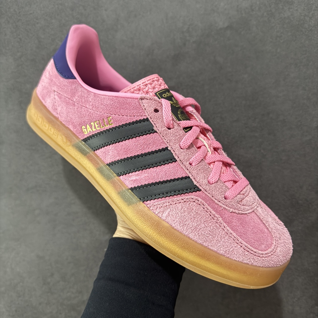 图片[3]-【PZ纯原跑量版】Adidas Originals Gazelle Indoor 防滑低帮T头德训鞋 GZ复古系列 IE7002 纯原福利 工厂超低利润跑量 认准独家/避免混货 市面绝无仅有 全新主推版过验级别/代购级 全部原开发最大还原正品细节 选用市面顶版开发加强/吊打正品版型 全正确翻毛皮/垫片/弓足市面所有炒作嘘头满配 PK市面百元内任意版本/套到什么程度自行对比 市场顶级版本完美还原zp细节，注意区别市场任何版本 尺码：35.5 36 36.5 37 38 38.5 39 40 40.5 41 42 42.5 43 44 44.5 45-选品中心