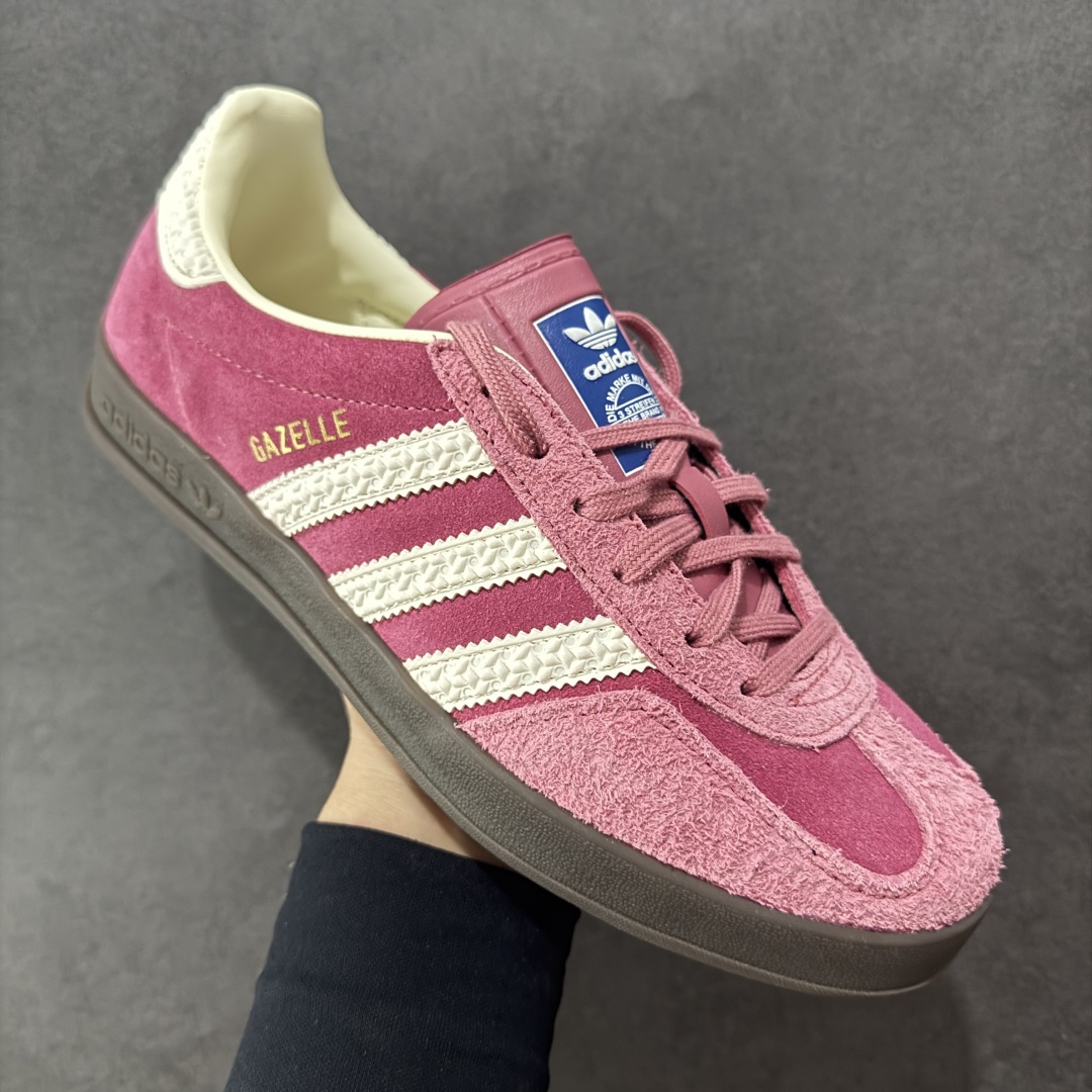 图片[3]-【PZ纯原跑量版】Adidas Originals Gazelle Indoor 防滑低帮T头德训鞋 GZ复古系列 IF1809 纯原福利 工厂超低利润跑量 认准独家/避免混货 市面绝无仅有 全新主推版过验级别/代购级 全部原开发最大还原正品细节 选用市面顶版开发加强/吊打正品版型 全正确翻毛皮/垫片/弓足市面所有炒作嘘头满配 PK市面百元内任意版本/套到什么程度自行对比 市场顶级版本完美还原zp细节，注意区别市场任何版本 尺码：35.5 36 36.5 37 38 38.5 39 40 40.5 41 42 42.5 43 44 44.5 45-选品中心