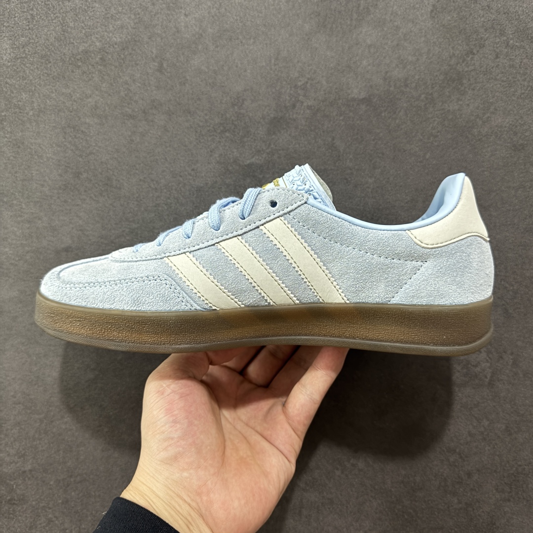 图片[2]-【PZ纯原跑量版】Adidas Originals Gazelle Indoor 防滑低帮T头德训鞋 GZ复古系列 JI2717 纯原福利 工厂超低利润跑量 认准独家/避免混货 市面绝无仅有 全新主推版过验级别/代购级 全部原开发最大还原正品细节 选用市面顶版开发加强/吊打正品版型 全正确翻毛皮/垫片/弓足市面所有炒作嘘头满配 PK市面百元内任意版本/套到什么程度自行对比 市场顶级版本完美还原zp细节，注意区别市场任何版本 尺码：35.5 36 36.5 37 38 38.5 39 40 40.5 41 42 42.5 43 44 44.5 45-选品中心
