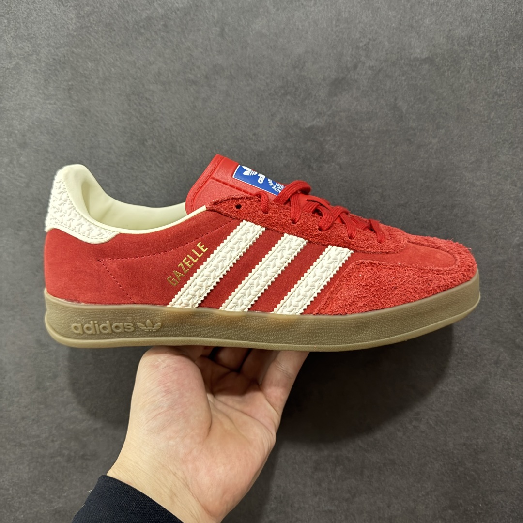 【PZ纯原跑量版】Adidas Originals Gazelle Indoor 防滑低帮T头德训鞋 GZ复古系列 IF1808 纯原福利 工厂超低利润跑量 认准独家/避免混货 市面绝无仅有 全新主推版过验级别/代购级 全部原开发最大还原正品细节 选用市面顶版开发加强/吊打正品版型 全正确翻毛皮/垫片/弓足市面所有炒作嘘头满配 PK市面百元内任意版本/套到什么程度自行对比 市场顶级版本完美还原zp细节,注意区别市场任何版本 尺码:35.5 36 36.5 37 38 38.5 39 40 40.5 41 42 42.5 43 44 44.5 45-选品中心