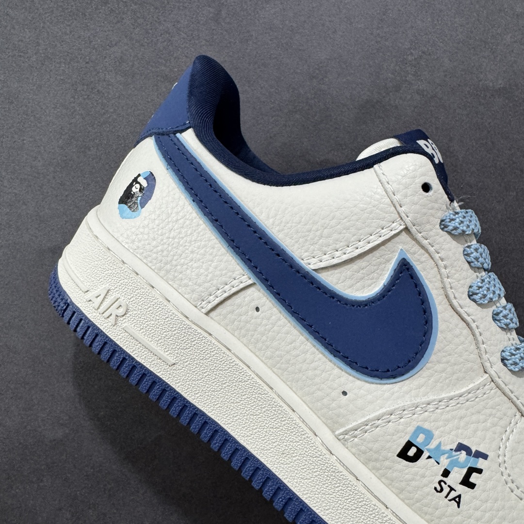 图片[6]-【定制版】Bape x Nk Air Force 1’07 定制配色 猿人头联名 空军一号低帮经典低帮休闲百搭板鞋 KB1688-002 定制鞋盒 大厂流水作业生产 超高清洁度 皮料切割干净无任何毛边 细节完美   尺码：36 36.5 37.5 38 38.5 39 40 40.5 41 42 42.5 43 44 44.5 45-选品中心