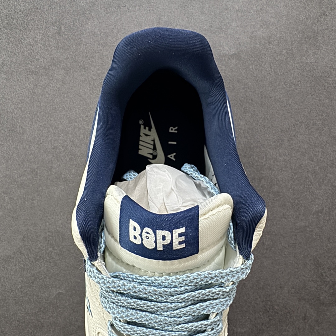 图片[7]-【定制版】Bape x Nk Air Force 1’07 定制配色 猿人头联名 空军一号低帮经典低帮休闲百搭板鞋 KB1688-002 定制鞋盒 大厂流水作业生产 超高清洁度 皮料切割干净无任何毛边 细节完美   尺码：36 36.5 37.5 38 38.5 39 40 40.5 41 42 42.5 43 44 44.5 45-选品中心