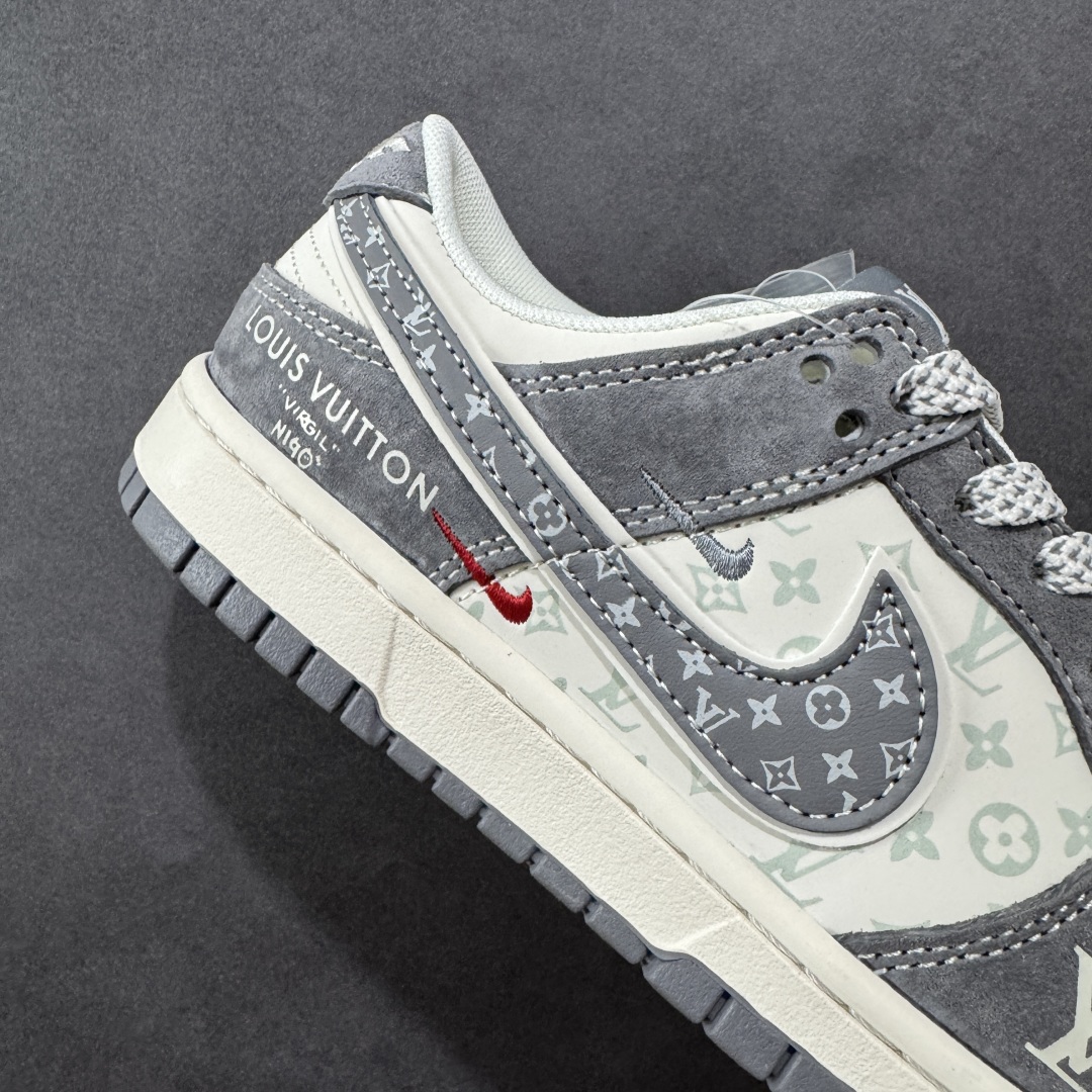 图片[6]-【定制版】Nike SB Dunk Low LV联名 三勾夜光灰底满天星 周年高端定制 低帮休闲板鞋 YX5066-361  #定制鞋盒 大厂纯原品质出货 超高清洁度 皮料切割干净无任何毛边 细节完美   尺码：36 36.5 37.5 38 36.5 39 40 40.5 41 42 42.5 43 44 44.5 45-选品中心