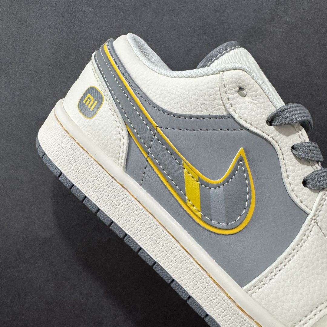 图片[6]-【定制版】Air Jordan 1 Low AJ1 乔1 小米联名 寒武岩灰 高端定制 低帮复古篮球鞋 XX3168-199  #定制鞋盒 大厂纯原品质出货 超高清洁度 皮料切割干净无任何毛边 细节完美   尺码：36 36.5 37.5 38 36.5 39 40 40.5 41 42 42.5 43 44 44.5 45-选品中心