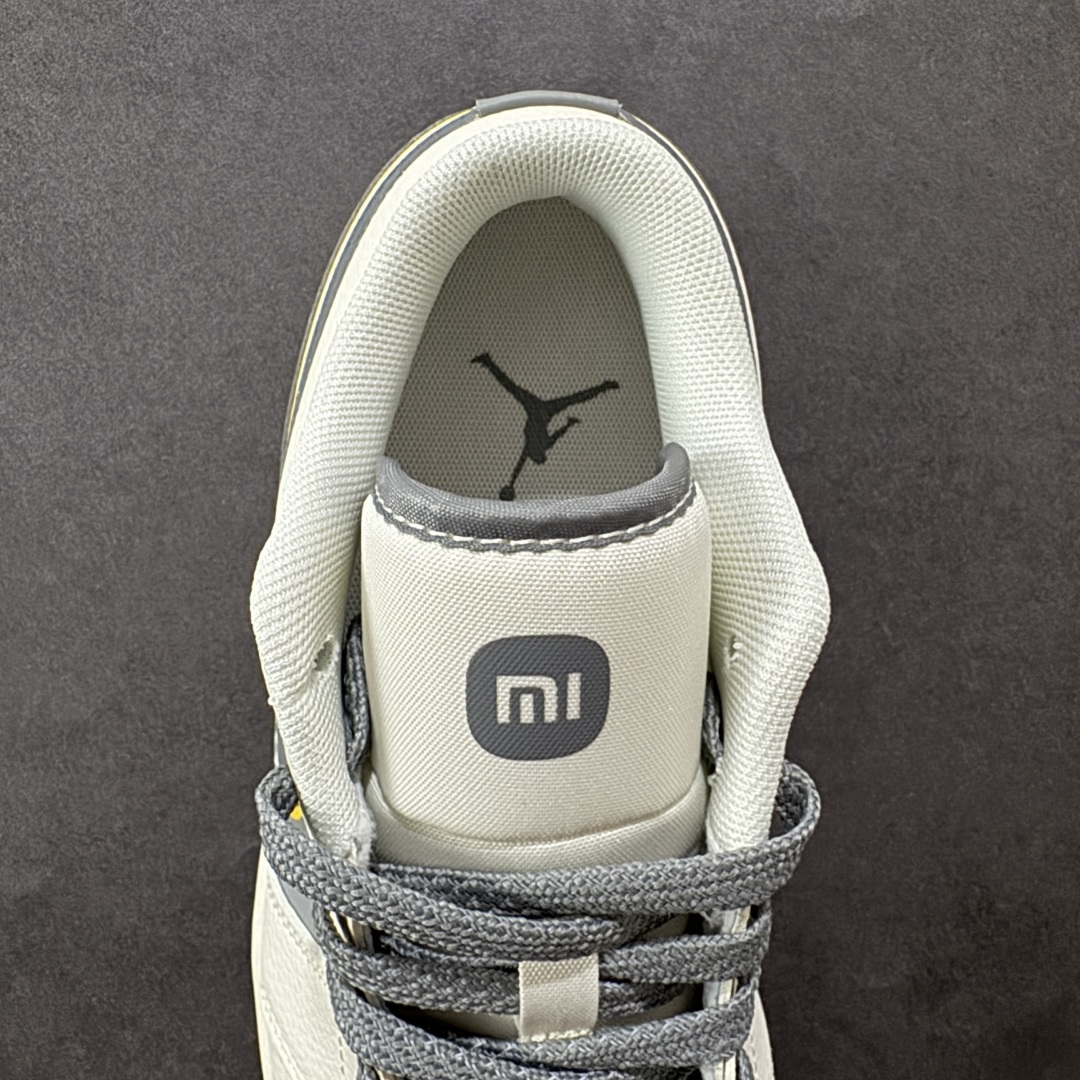 图片[7]-【定制版】Air Jordan 1 Low AJ1 乔1 小米联名 寒武岩灰 高端定制 低帮复古篮球鞋 XX3168-199  #定制鞋盒 大厂纯原品质出货 超高清洁度 皮料切割干净无任何毛边 细节完美   尺码：36 36.5 37.5 38 36.5 39 40 40.5 41 42 42.5 43 44 44.5 45-选品中心