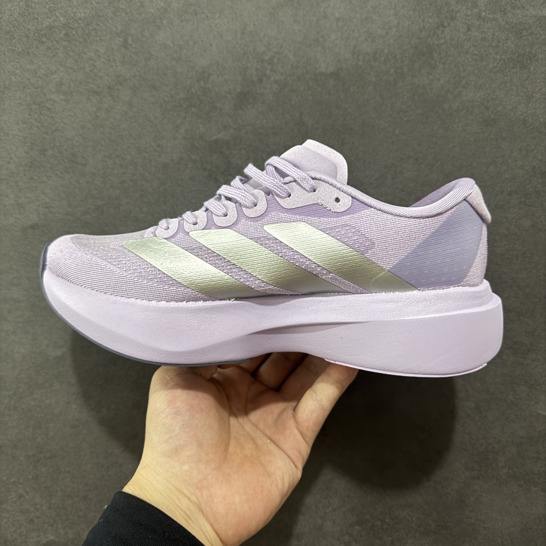 图片[2]-【公司级】Adidas Adizero Evo SL 阿迪超轻透气缓震跑鞋  整体外观造型与adiZero Adios Pro EVO 1非常相似 中底配置方面搭载全掌Lightstrike Pro 鞋面采用透气网面示人 契合日常训练鞋的定位 更加耐用 外底给到了马牌橡胶 及上代竞速旗舰adidas Adizero Adios Pro 3区域分布 货号： JS4447  尺码：36 36.5 37 38 38.5 39 40 40.5 41 42 42.5 43 44 44.5 45-选品中心