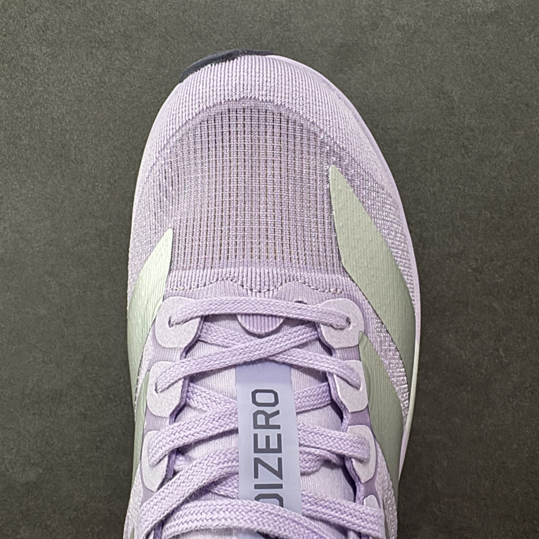 图片[8]-【公司级】Adidas Adizero Evo SL 阿迪超轻透气缓震跑鞋  整体外观造型与adiZero Adios Pro EVO 1非常相似 中底配置方面搭载全掌Lightstrike Pro 鞋面采用透气网面示人 契合日常训练鞋的定位 更加耐用 外底给到了马牌橡胶 及上代竞速旗舰adidas Adizero Adios Pro 3区域分布 货号： JS4447  尺码：36 36.5 37 38 38.5 39 40 40.5 41 42 42.5 43 44 44.5 45-选品中心