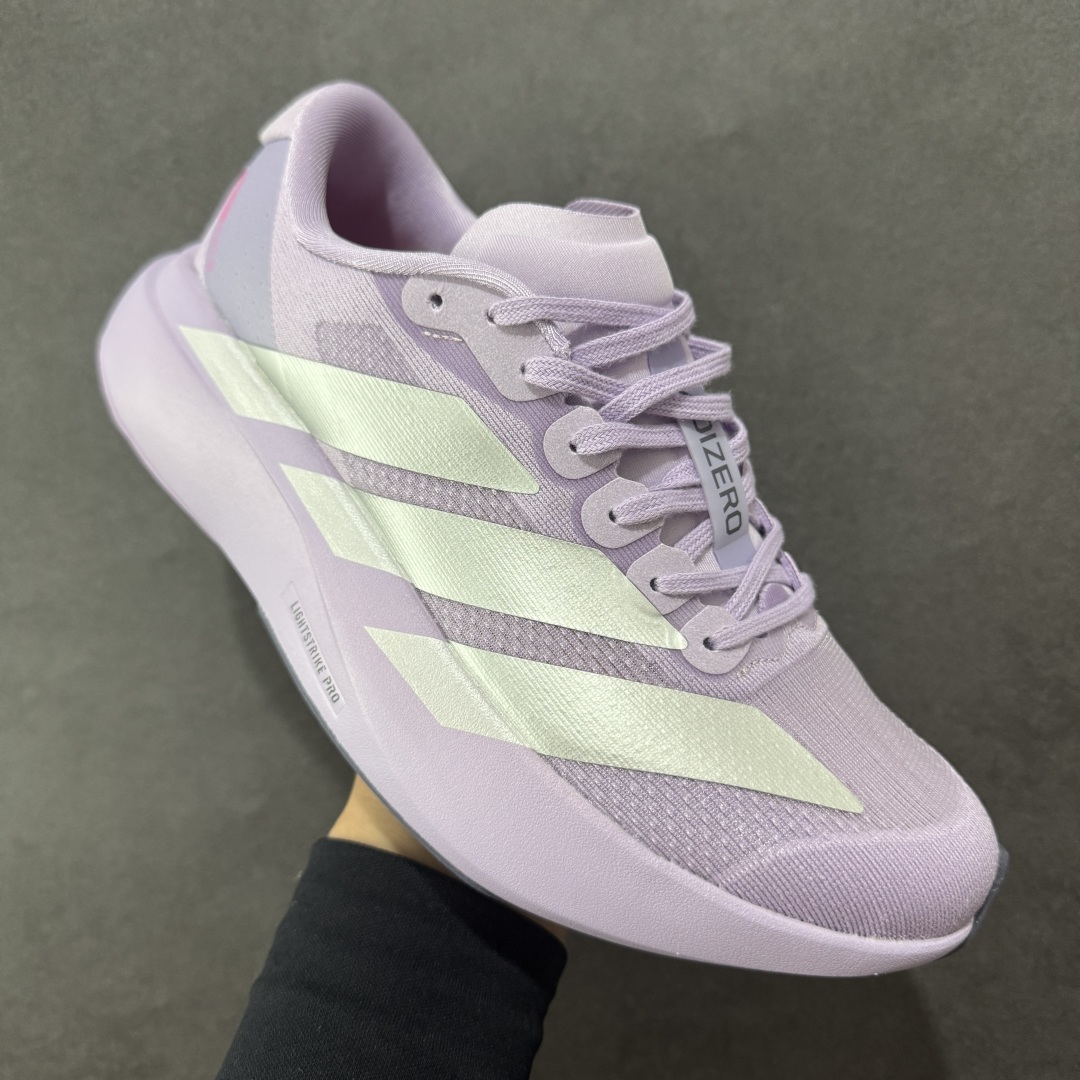 图片[3]-【公司级】Adidas Adizero Evo SL 阿迪超轻透气缓震跑鞋  整体外观造型与adiZero Adios Pro EVO 1非常相似 中底配置方面搭载全掌Lightstrike Pro 鞋面采用透气网面示人 契合日常训练鞋的定位 更加耐用 外底给到了马牌橡胶 及上代竞速旗舰adidas Adizero Adios Pro 3区域分布 货号： JS4447  尺码：36 36.5 37 38 38.5 39 40 40.5 41 42 42.5 43 44 44.5 45-选品中心