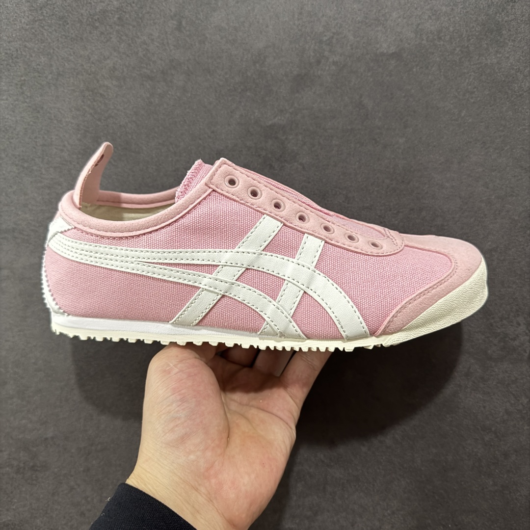 【公司级】全新批次 Onitsuka Tiger 鬼塚虎MEXICO 66 SLIP-ON时尚舒适防滑轻便 低帮生活休闲鞋 尼龙布 原盒原标半码 官方四联吊牌 纸板带钢印中底 乳胶组合鞋垫 支持全方位的对比专柜 尺码:35 36 37 37.5 38 39 39.5 40 40.5 41.5 42 42.5 43.5 44 45-选品中心
