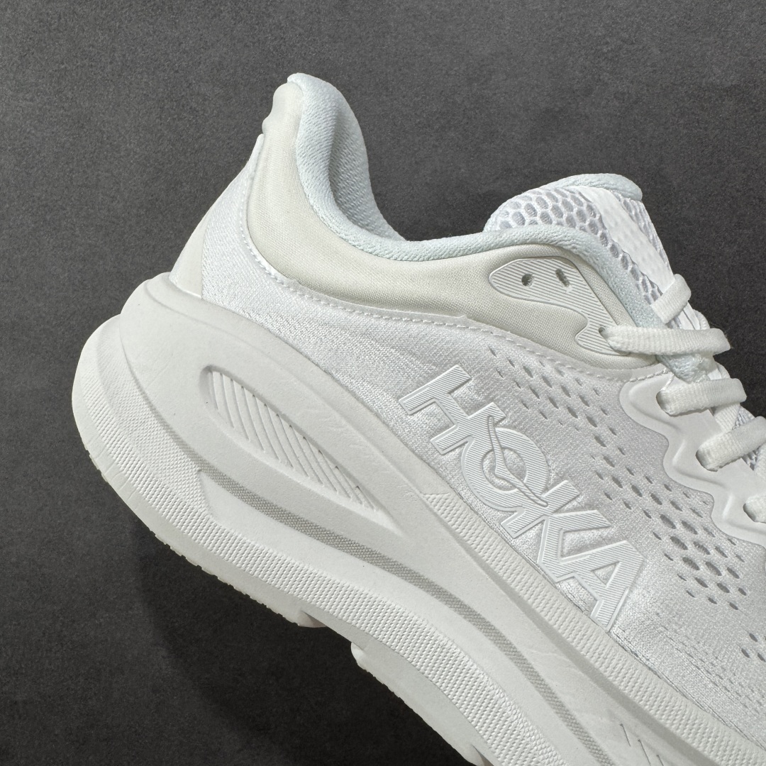 图片[6]-【公司级】HOKA One One BONDI 9 邦迪9代低帮厚底网织轻量休闲运动慢跑鞋 #升级原楦原纸版开发版型 #采用透气针织工程材料鞋面材质 #轻量化材料高弹力泡棉升级中底 #内嵌欧索莱Ortholite® 混合(再生)鞋垫 #外置耐磨防滑橡胶模块❗️ 尺码：36 36.5 37.5 38 39 40 40.5 41 42 42.5 43 44 44.5 45-选品中心