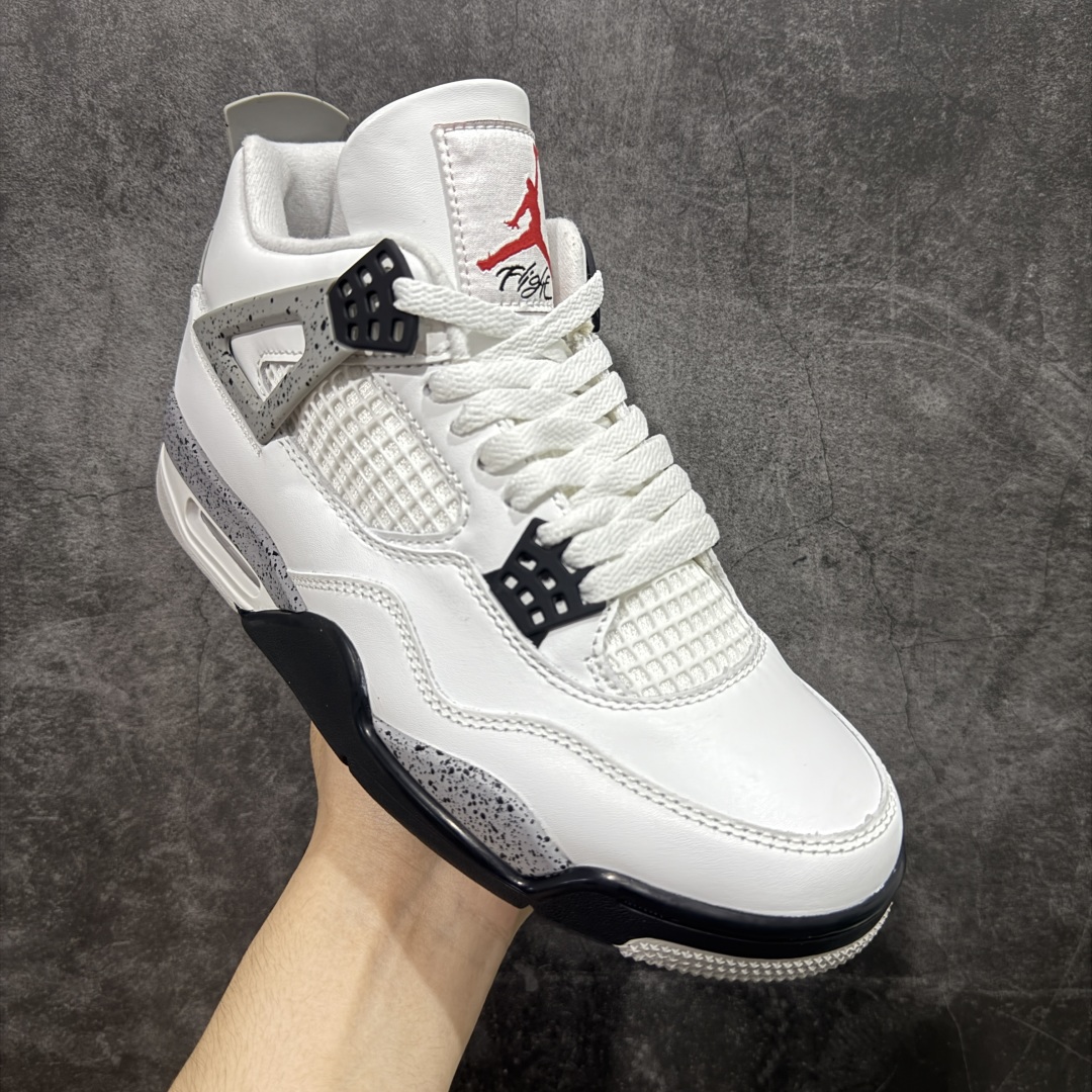 
【纯原】Air Jordan AJ4 Retro White Cement 白水泥 复刻2025版 F