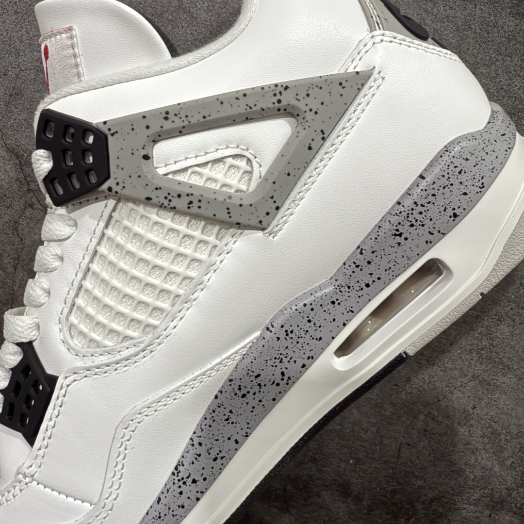 
【纯原】Air Jordan AJ4 Retro White Cement 白水泥 复刻2025版 F