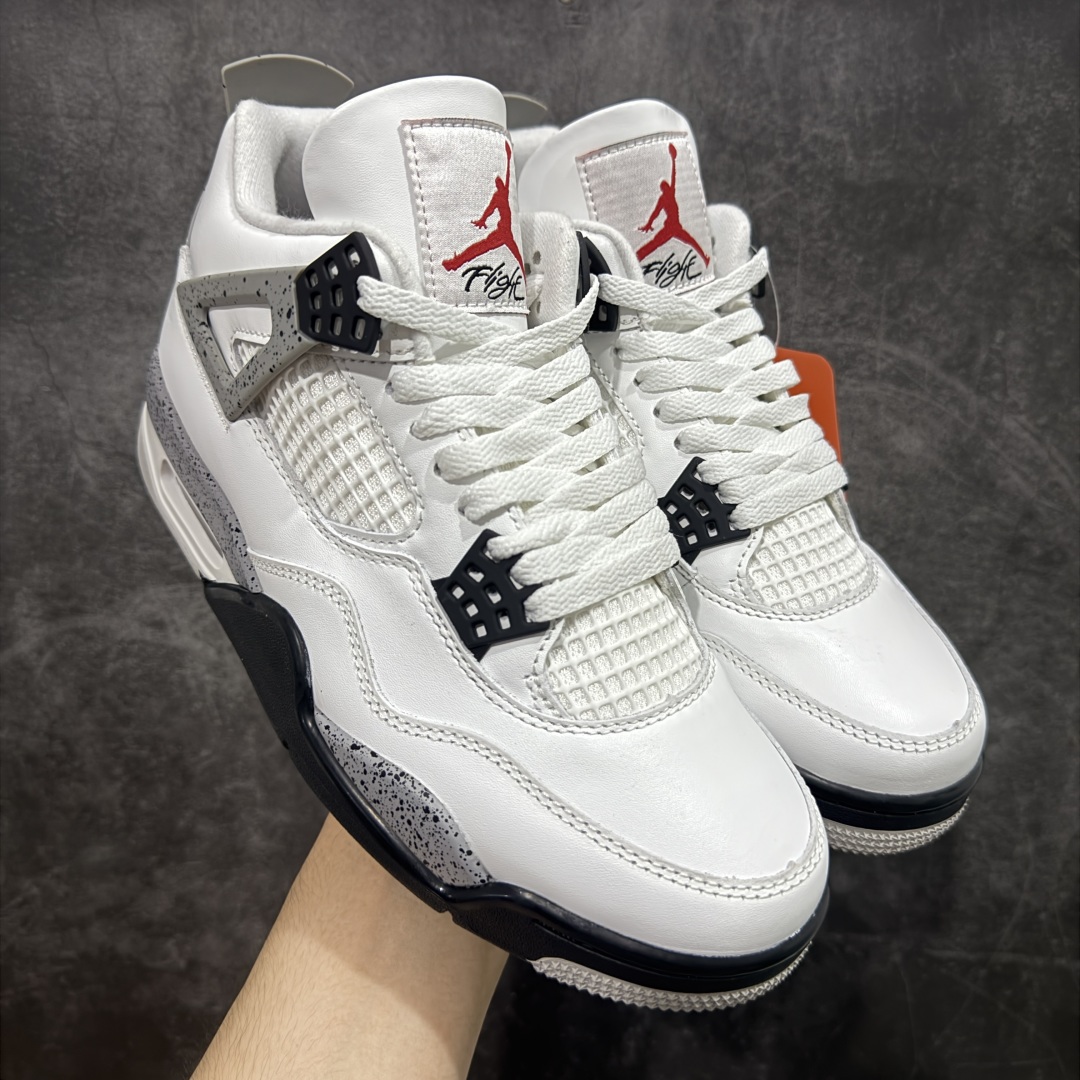 
【纯原】Air Jordan AJ4 Retro White Cement 白水泥 复刻2025版 F