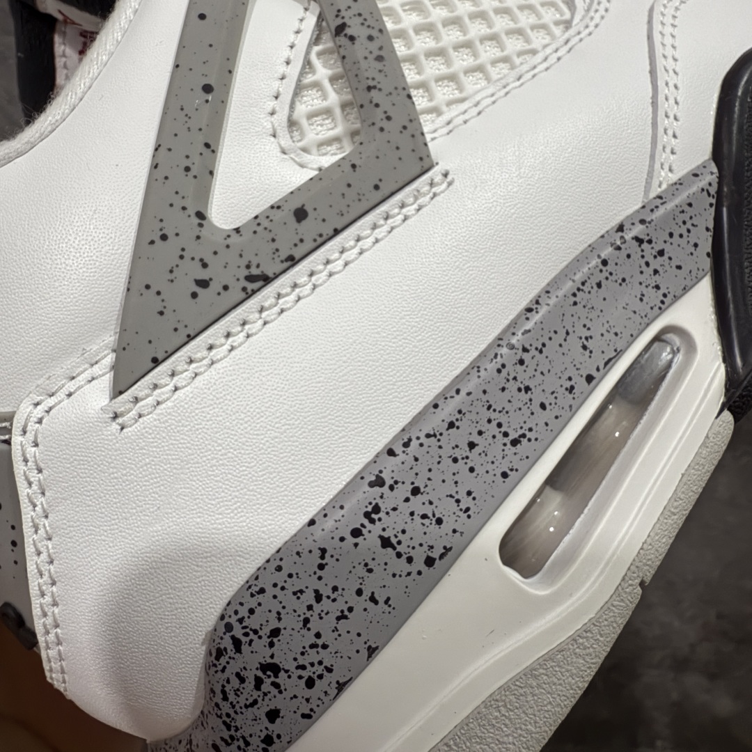 
【纯原】Air Jordan AJ4 Retro White Cement 白水泥 复刻2025版 F