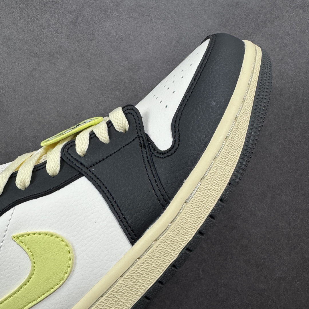 图片[5]-【K版】Air Jordan AJ1 Low 低帮 黑白绿 HQ3009-003 全新流水线出品 市场第二梯队最强版 全部原鞋开发 原楦原纸板开发 全鞋电脑针车 原厂内置全掌气垫 原盒内在原标 唯一Zp原版鞋带绑法 免检产品 全新2022版型 全头层皮料 完美零毛边处理 原厂配置全掌气垫 价格定位良心 新配色陆续出货 尺码：36 36.5 37.5 38 38.5 39 40 40.5 41 42 42.5 43 44 44.5 45-选品中心