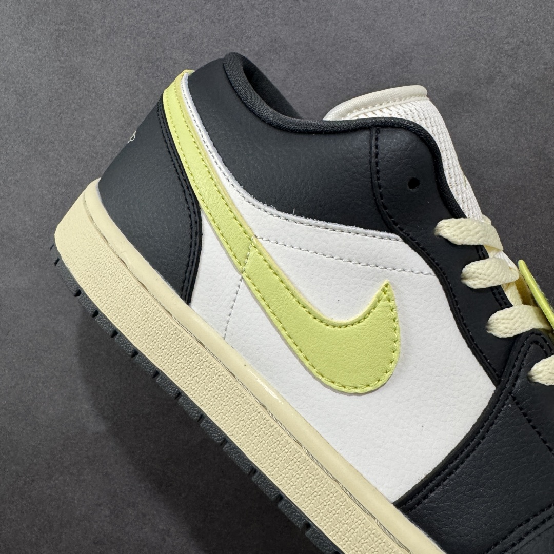 图片[6]-【K版】Air Jordan AJ1 Low 低帮 黑白绿 HQ3009-003 全新流水线出品 市场第二梯队最强版 全部原鞋开发 原楦原纸板开发 全鞋电脑针车 原厂内置全掌气垫 原盒内在原标 唯一Zp原版鞋带绑法 免检产品 全新2022版型 全头层皮料 完美零毛边处理 原厂配置全掌气垫 价格定位良心 新配色陆续出货 尺码：36 36.5 37.5 38 38.5 39 40 40.5 41 42 42.5 43 44 44.5 45-选品中心