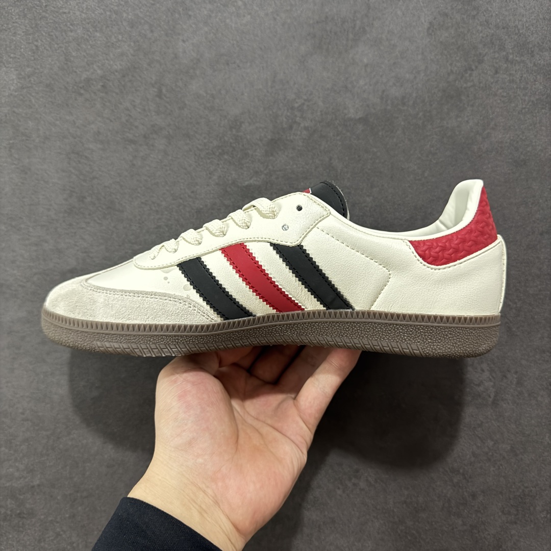 图片[2]-【定制版】adidas originals Samba OG x MLB 桑巴舞系列复古经典轻便板鞋 此款以简约大方的造型设计 给人以随性休闲的时尚格调 穿着舒适轻便，运动灵活自如 满足日常个性穿搭 货号：GJ75812 尺码：36 36.5 37 38 38.5 39 40 40.5 41 42 42.5 43 44 44.5 45-选品中心