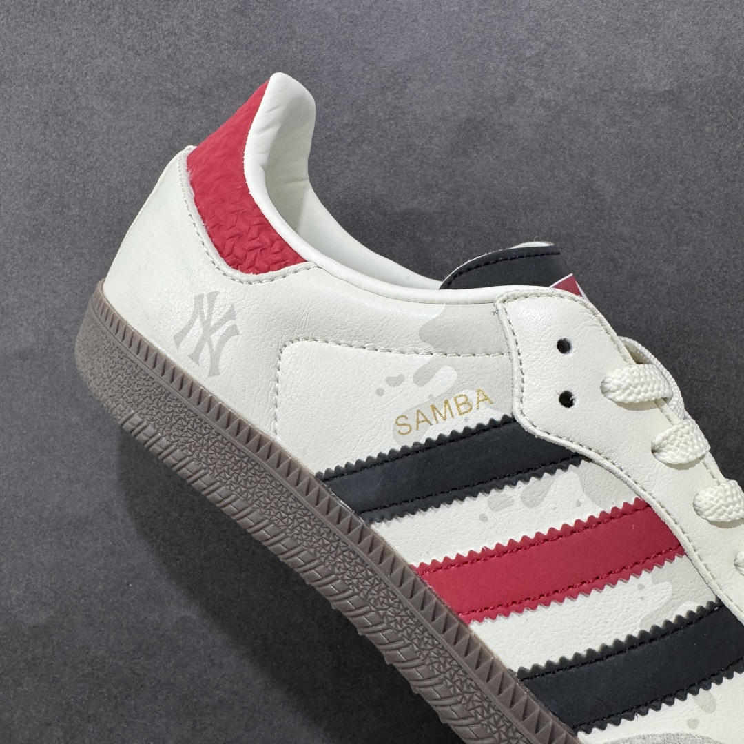 图片[6]-【定制版】adidas originals Samba OG x MLB 桑巴舞系列复古经典轻便板鞋 此款以简约大方的造型设计 给人以随性休闲的时尚格调 穿着舒适轻便，运动灵活自如 满足日常个性穿搭 货号：GJ75812 尺码：36 36.5 37 38 38.5 39 40 40.5 41 42 42.5 43 44 44.5 45-选品中心