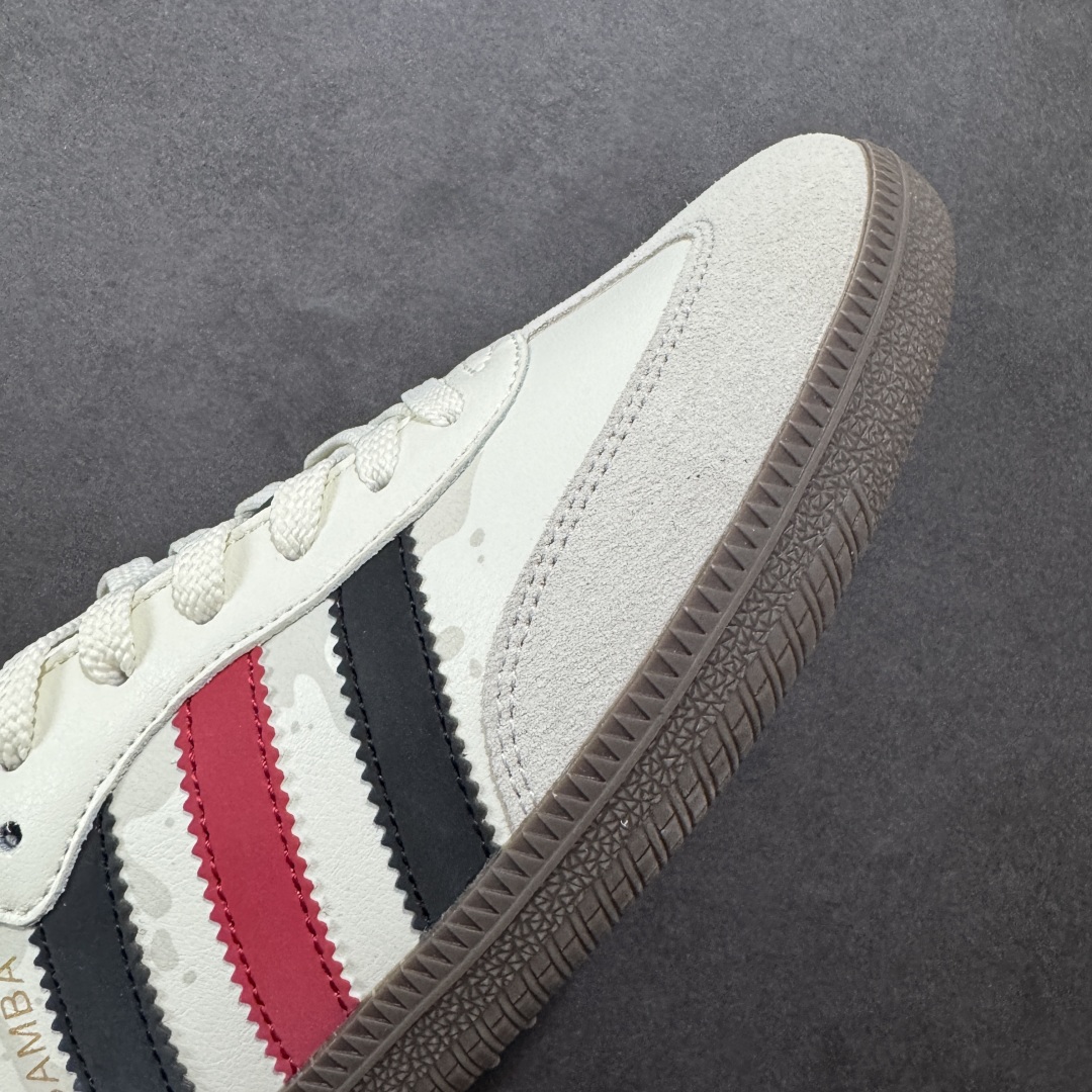 图片[5]-【定制版】adidas originals Samba OG x MLB 桑巴舞系列复古经典轻便板鞋 此款以简约大方的造型设计 给人以随性休闲的时尚格调 穿着舒适轻便，运动灵活自如 满足日常个性穿搭 货号：GJ75812 尺码：36 36.5 37 38 38.5 39 40 40.5 41 42 42.5 43 44 44.5 45-选品中心