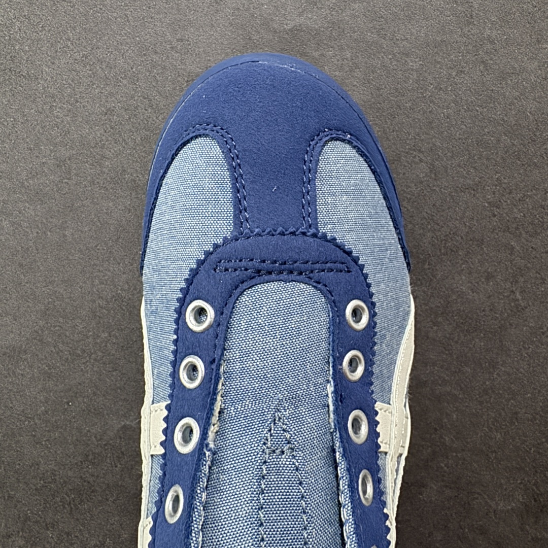 图片[8]-【公司级】全新批次 Onitsuka Tiger 鬼塚虎MEXICO 66 SLIP-ON时尚舒适防滑轻便 低帮生活休闲鞋 尼龙布 原盒原标半码 官方四联吊牌 纸板带钢印中底 乳胶组合鞋垫 支持全方位的对比专柜 尺码：35 36 37 37.5 38 39 39.5 40 40.5 41.5 42 42.5 43.5 44 45-选品中心