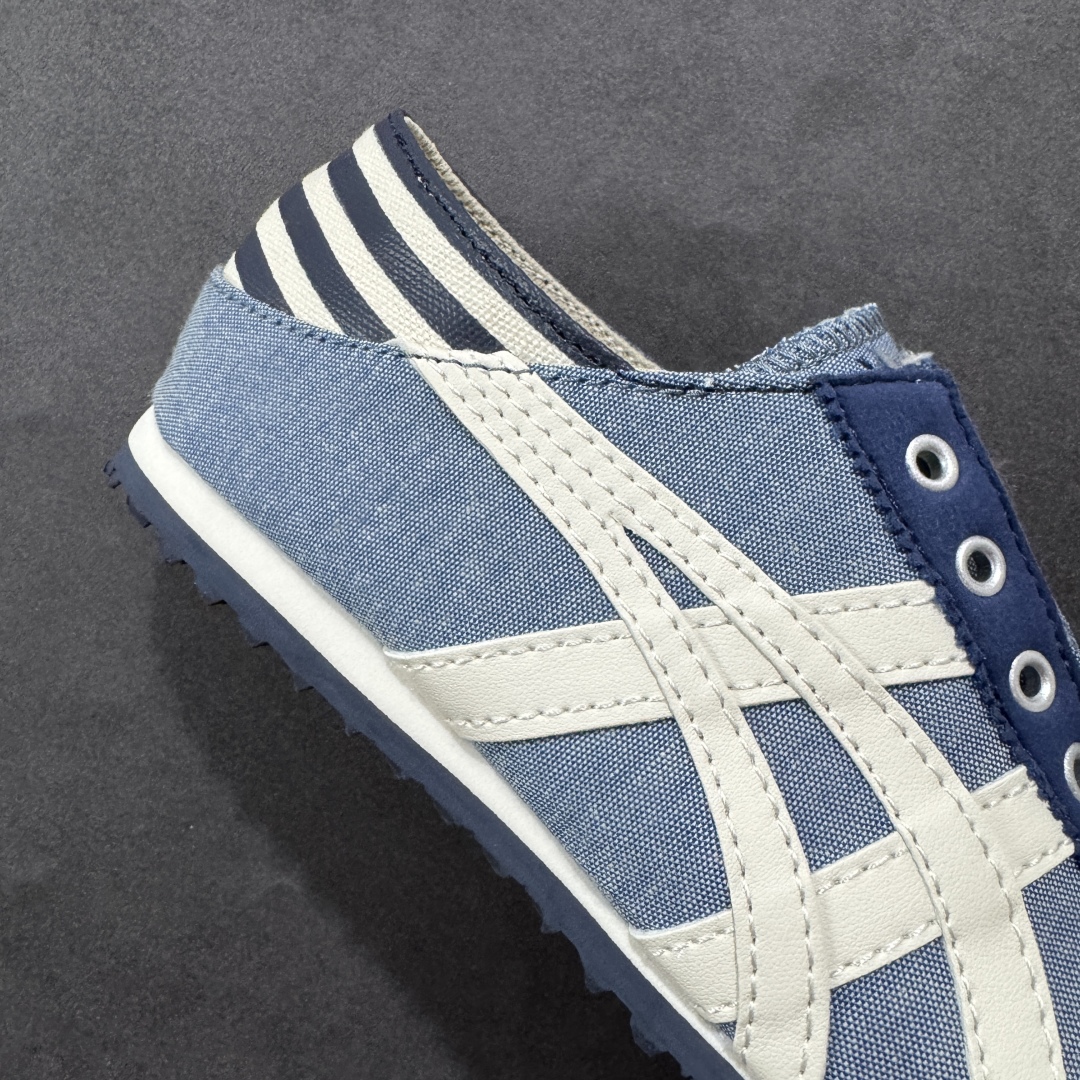 图片[6]-【公司级】全新批次 Onitsuka Tiger 鬼塚虎MEXICO 66 SLIP-ON时尚舒适防滑轻便 低帮生活休闲鞋 尼龙布 原盒原标半码 官方四联吊牌 纸板带钢印中底 乳胶组合鞋垫 支持全方位的对比专柜 尺码：35 36 37 37.5 38 39 39.5 40 40.5 41.5 42 42.5 43.5 44 45-选品中心