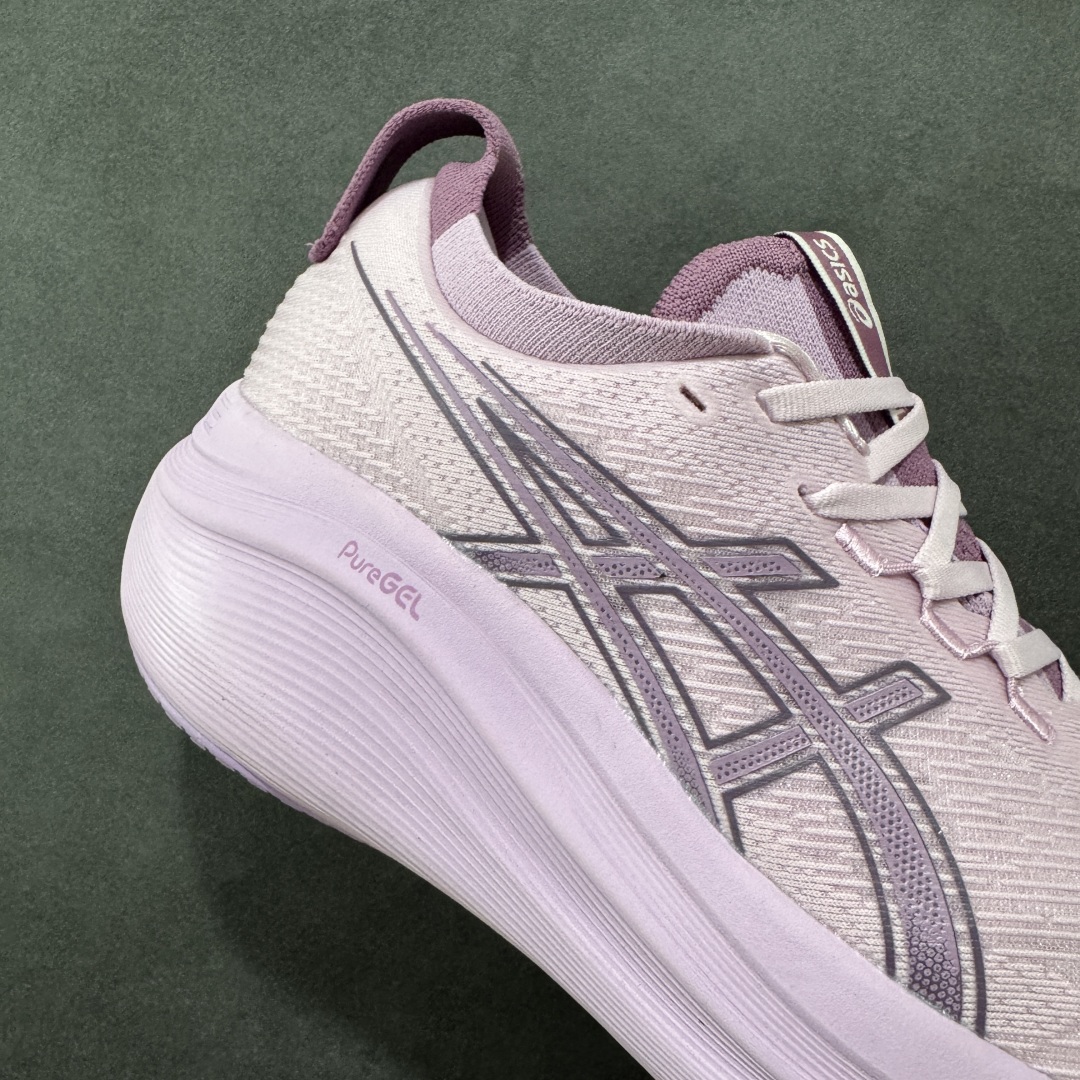 图片[6]-【公司级】Asics GEL-Nimbus 27 亚瑟士缓震跑鞋 近年复古风潮的势头很旺 ASICS一直坚信保持身体的健康与活力是打造健康快乐的生活方式的最佳途径 ASICS为复古鞋型注入新设计 为玩家的街头穿搭提供了更多可能 GEL-NIMBUSTM9运动鞋最初是为中立和仰卧跑步者设计的长距离训练器 采用原始材料和关键细节重新设计 其Y2K时代的工业外观也被大胆的对比和色块所抵消 尺码：36 36.5 37.5 38 38.5 39 40 40.5 41.5 42 42.5 43.5 44 44.5 45 46-选品中心