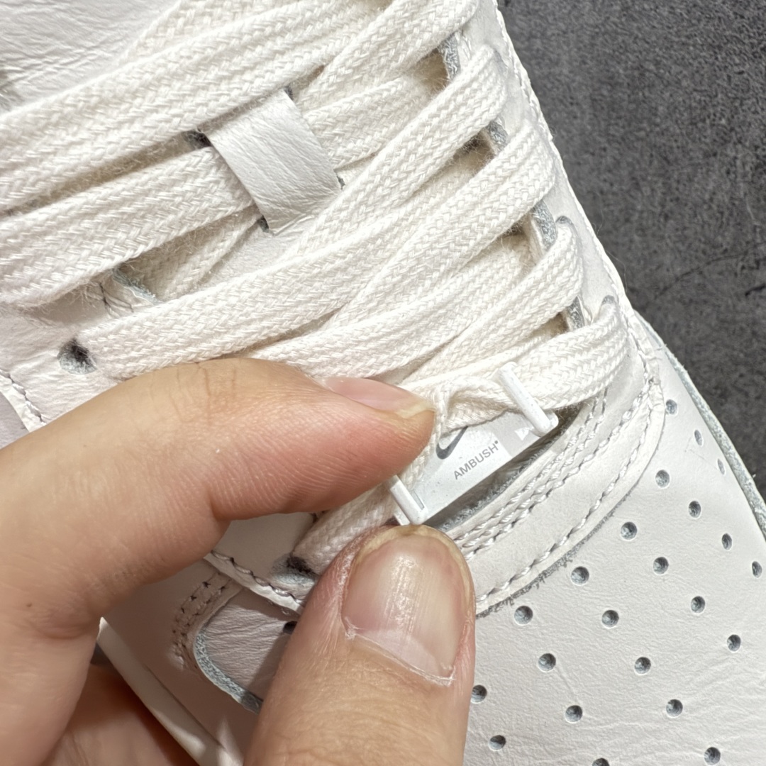图片[5]-【OWF外贸版】Ambush x AF1 Air Force 1 Low 空军一号低帮运动板鞋 联名大钩白色 DV3464-002 独家正确版 完美出品 高端外贸 零售客户首选 AMBUSH X AF1 Low 联名款 第一色已入库 后续配色陆续出 顶流 原鞋开版 耗时3个月匠心打造 原厂进口纳帕皮料 人工甩皮 全新正确RB原大底 上手上脚复刻正品质感 尺码： 36-47.5-选品中心