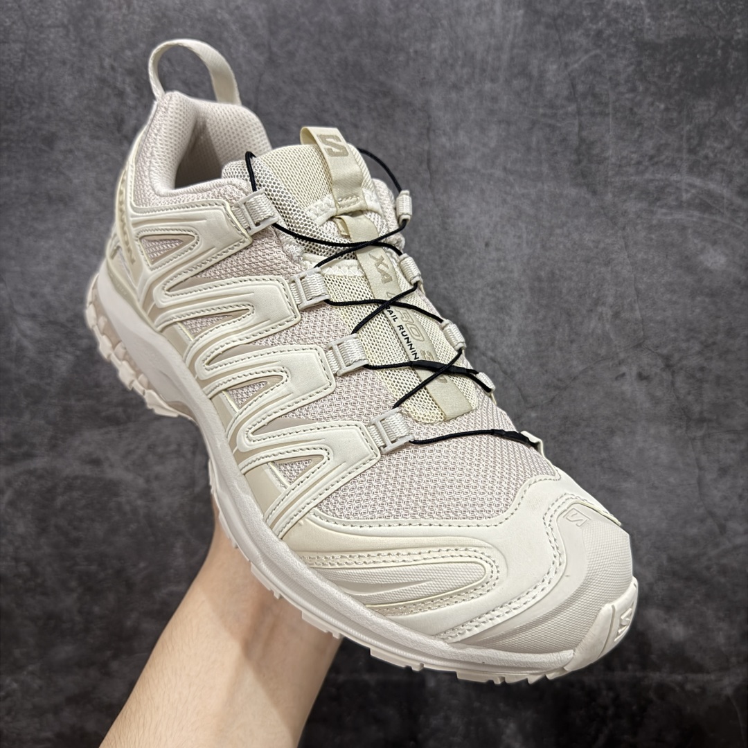 图片[3]-【666版本】SALOMON 萨洛蒙 XA PRO 3D 户外运动 网布减震防滑透气 低帮跑步鞋 男女同款 白色 477396 全新品质 巅峰之作 所有配色均购物原版拆解1：1开发 原材料打造 非市场公版便宜货 私模大底 清洁度比市场所有版本都高 全套原纸板楦头开发 原厂网布配套 确保原汁原味 完美呈现版型 原档数据独家私模五层组合大底 男女鞋同步官方开发至46 原装Ortholite轻量化鞋垫 中底布带钢印编号 原厂TPU锁扣 进口港宝加持 后跟自然饱满 还原公司包裹性 鞋面采用SENSIFT贴合技术 全方位贴合包裹脚型 鞋跟部鞋底牵引设计 提供强大的抓地性能 更适应野外崎岖不平的道路 其3D ADVANCED CHASSIS底盘 材料轻量大化 钉齿设计更具稳定性 防护性 鞋底易磨损区运用CONTAGRIP高耐磨材料 应对城市硬质路面长距离跑考验 尺码：36 36.5 37.5 38 38.5 39 40 40.5 41 42 42.5 43 44 45 46-选品中心