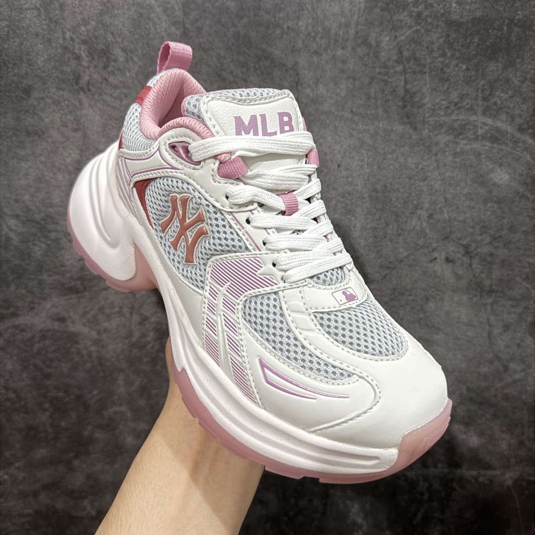 图片[3]-【纯原订单】MLB Winner Chunky 25新款 NY百搭舒适休闲潮流运动厚底增高 防滑耐磨 低帮 老爹鞋 男女同款 银色 潮流厚底时尚街头赛博老爹鞋 MLB官方同步出货 虞书欣等众多潮流明星同款 高弹双层MD大底 原楦原档案数据开发版型（完美鞋头弧度/后套收口效果🆚市面文案版本‼️） 原厂立体填充鞋舌海绵 中底注胶孔原数据开发模具大底原厂转印标市面上唯一纯原版本 原材料打造 内增高6cm 原厂1：1模具开发 原厂进口纳米材质 原盒雷射防伪标包装 天猫订单品质 官网尺码：35 36 36.5 37.5 38 38.5 39 40 40.5 41 42 42.5 43 44 45-选品中心