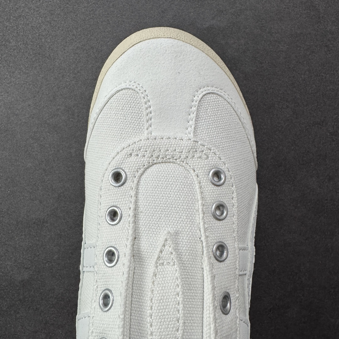 图片[8]-【公司级】全新批次 Onitsuka Tiger 鬼塚虎MEXICO 66 SLIP-ON时尚舒适防滑轻便 低帮生活休闲鞋 尼龙布 原盒原标半码 官方四联吊牌 纸板带钢印中底 乳胶组合鞋垫 支持全方位的对比专柜 尺码：35 36 37 37.5 38 39 39.5 40 40.5 41.5 42 42.5 43.5 44 45-选品中心