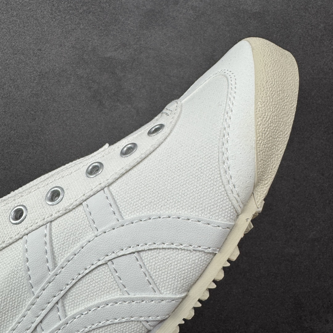 图片[5]-【公司级】全新批次 Onitsuka Tiger 鬼塚虎MEXICO 66 SLIP-ON时尚舒适防滑轻便 低帮生活休闲鞋 尼龙布 原盒原标半码 官方四联吊牌 纸板带钢印中底 乳胶组合鞋垫 支持全方位的对比专柜 尺码：35 36 37 37.5 38 39 39.5 40 40.5 41.5 42 42.5 43.5 44 45-选品中心