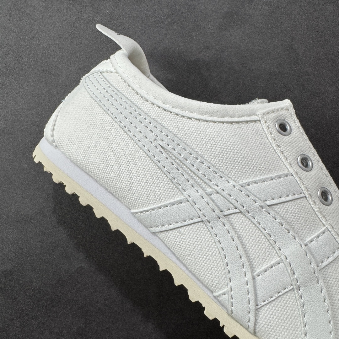 图片[6]-【公司级】全新批次 Onitsuka Tiger 鬼塚虎MEXICO 66 SLIP-ON时尚舒适防滑轻便 低帮生活休闲鞋 尼龙布 原盒原标半码 官方四联吊牌 纸板带钢印中底 乳胶组合鞋垫 支持全方位的对比专柜 尺码：35 36 37 37.5 38 39 39.5 40 40.5 41.5 42 42.5 43.5 44 45-选品中心