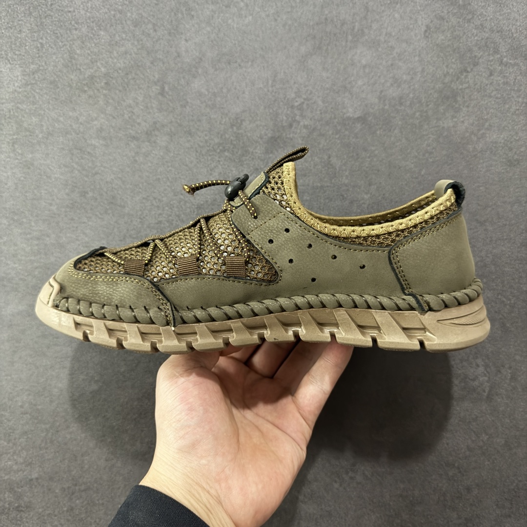 图片[2]-【公司级】ECCO爱步户外休闲凉鞋 运动包头沙滩鞋凉鞋 舒适透气网布鞋 鞋面采用多种材质拼接 透气面料 柔软舒适 清晰质感，贴合脚部，舒心行走 便捷抽绳设计可自由调节松紧 穿脱更便捷 优质柔软内里设计 亲肤贴脚 行走更加舒适 橡胶鞋底 搭配立体纹路 防滑耐磨 时尚新元素 畅享行走 尺码：39 40 41 42 43 44 45（标准码）-选品中心