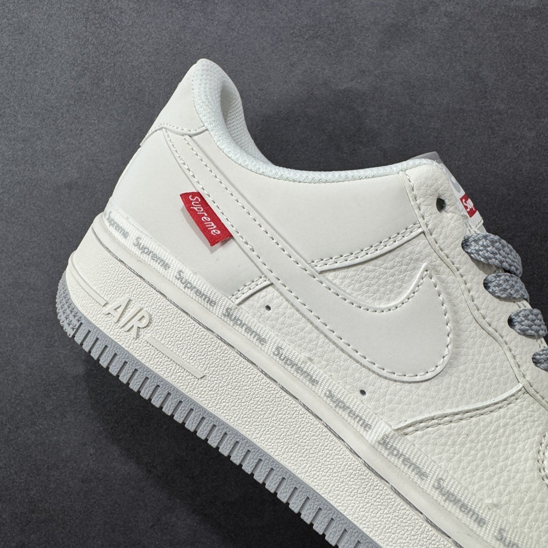 图片[6]-【定制版】Nike Air Force 1\’07 Low Supreme联名 米灰弹幕 空军一号低帮休闲板鞋 XX3168-205  #原楦头原纸板 原装鞋盒 定制五金配件 内置全掌气垫 原厂鞋底   尺码：36 36.5 37.5 38 38.5 39 40 40.5 41 42 42.5 43 44 44.5 45-选品中心