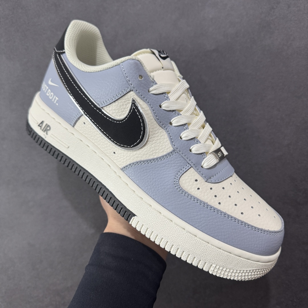 图片[3]-【定制版】Nike Air Force 1\’07 Low \”Just Do It\” 米黑双拼 空军一号低帮休闲板鞋 CS5288-023  #原楦头原纸板 原装鞋盒 定制五金配件 内置全掌气垫 原厂鞋底   尺码：36 36.5 37.5 38 38.5 39 40 40.5 41 42 42.5 43 44 44.5 45-选品中心