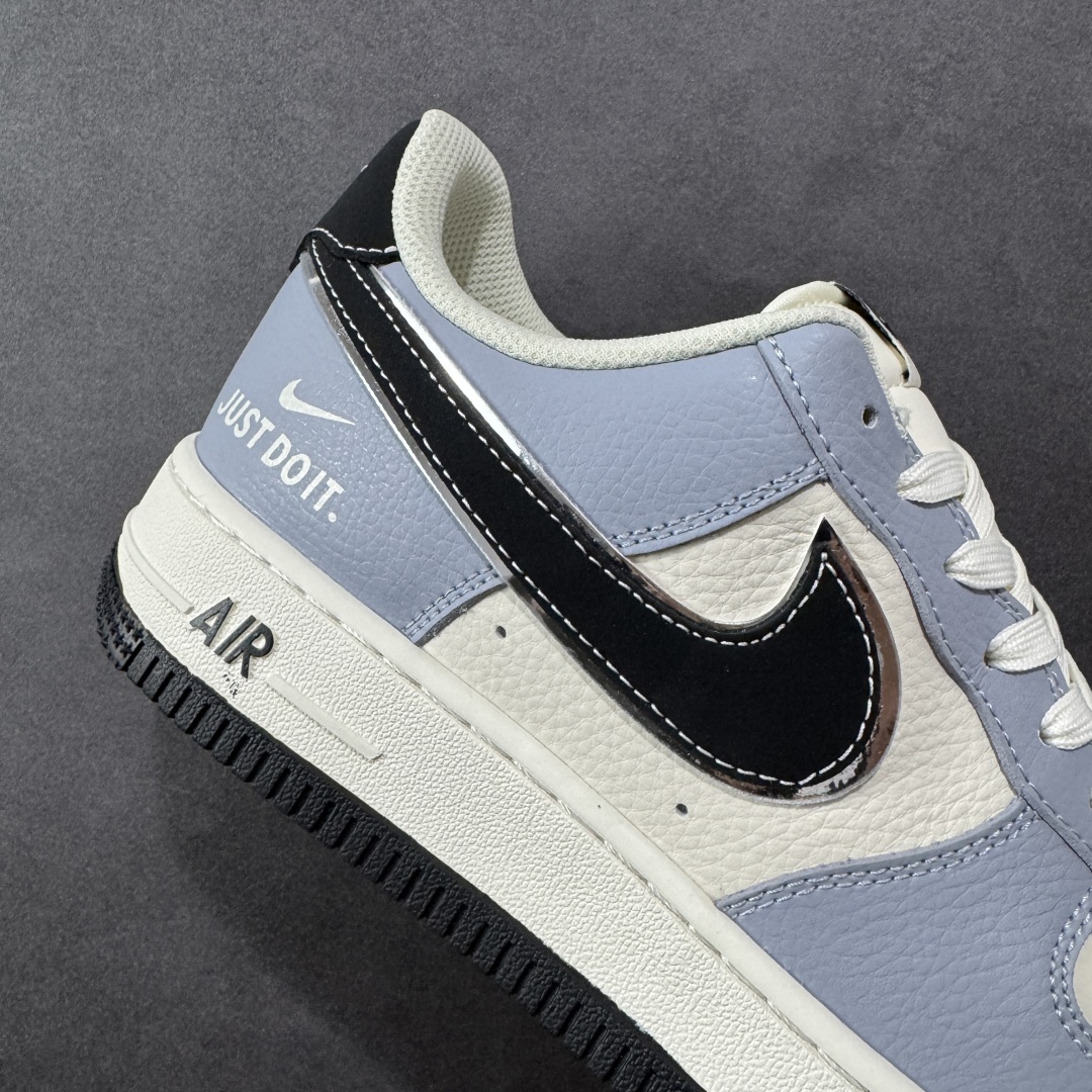 图片[6]-【定制版】Nike Air Force 1\’07 Low \”Just Do It\” 米黑双拼 空军一号低帮休闲板鞋 CS5288-023  #原楦头原纸板 原装鞋盒 定制五金配件 内置全掌气垫 原厂鞋底   尺码：36 36.5 37.5 38 38.5 39 40 40.5 41 42 42.5 43 44 44.5 45-选品中心