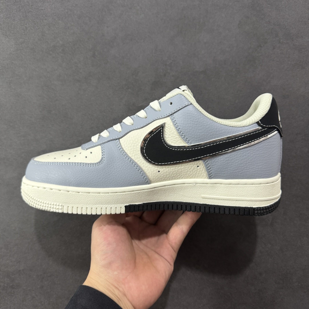 图片[2]-【定制版】Nike Air Force 1\’07 Low \”Just Do It\” 米黑双拼 空军一号低帮休闲板鞋 CS5288-023  #原楦头原纸板 原装鞋盒 定制五金配件 内置全掌气垫 原厂鞋底   尺码：36 36.5 37.5 38 38.5 39 40 40.5 41 42 42.5 43 44 44.5 45-选品中心